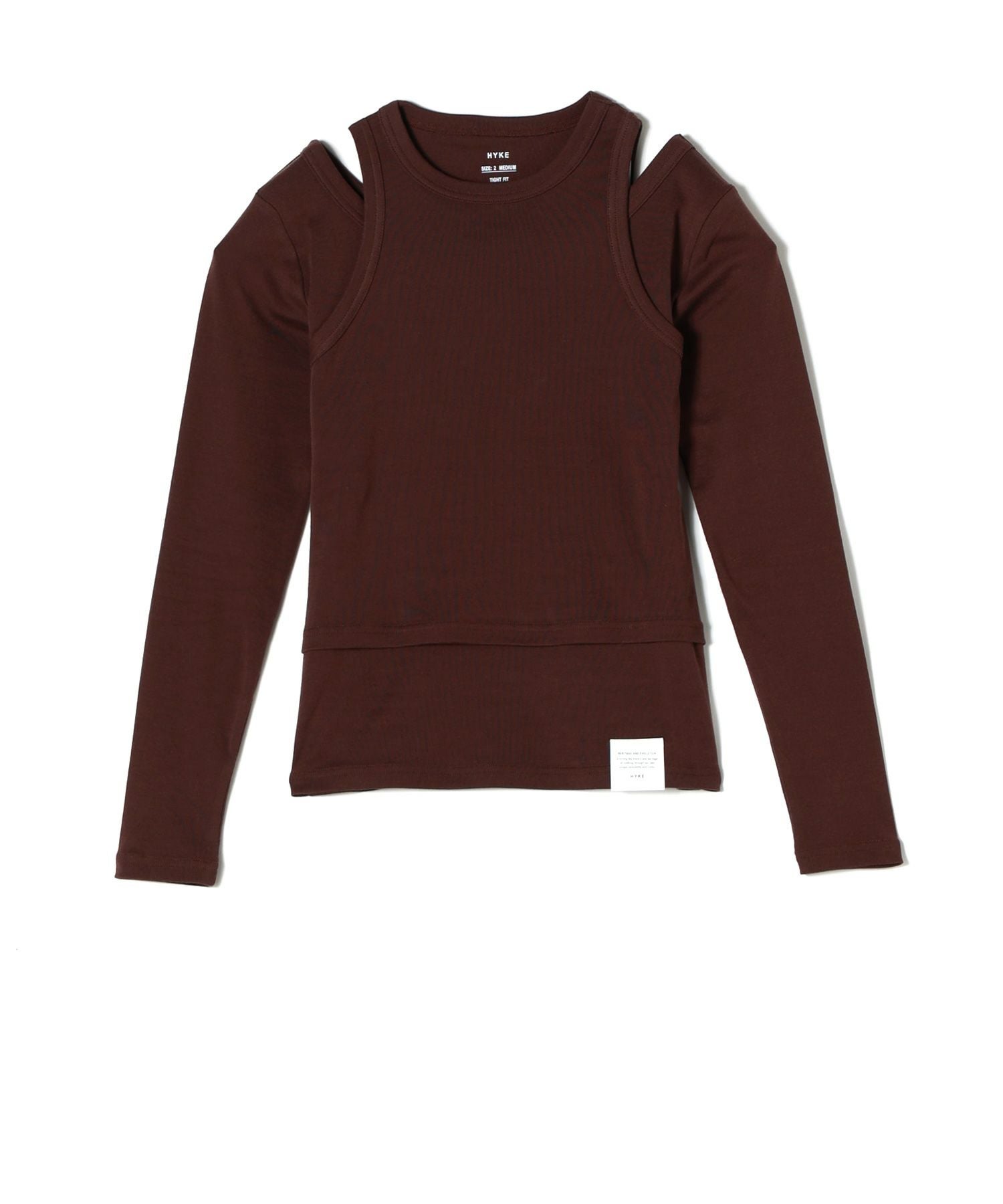 HYKE(ハイク)】 LAYERED LONG-SLV TEE｜PARIGOT ONLINE（パリゴ