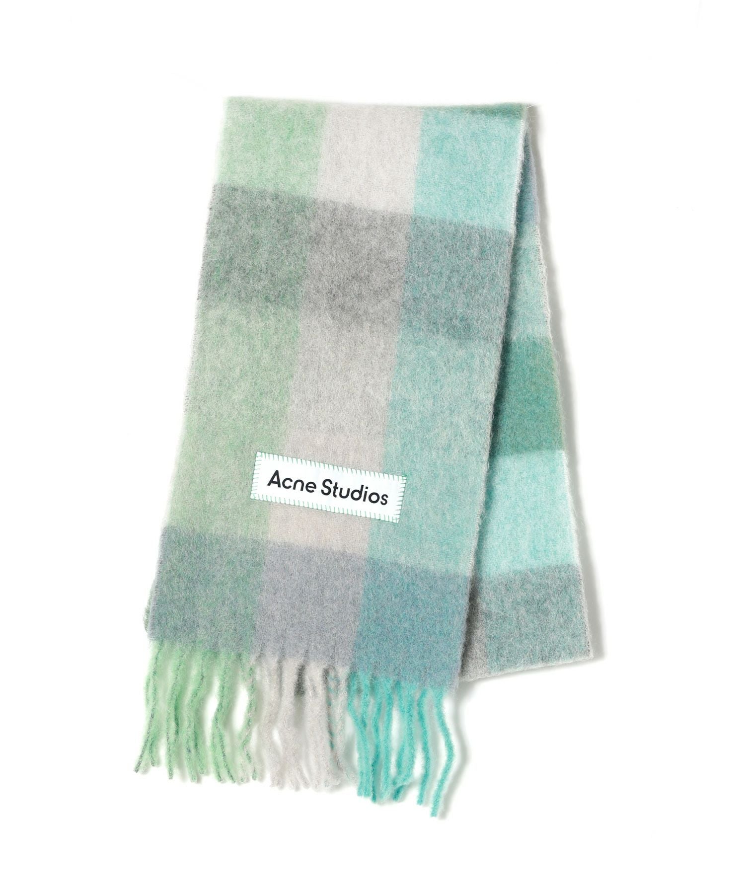 Acne Studios(アクネストゥディオズ)】 モヘアチェックスカーフ