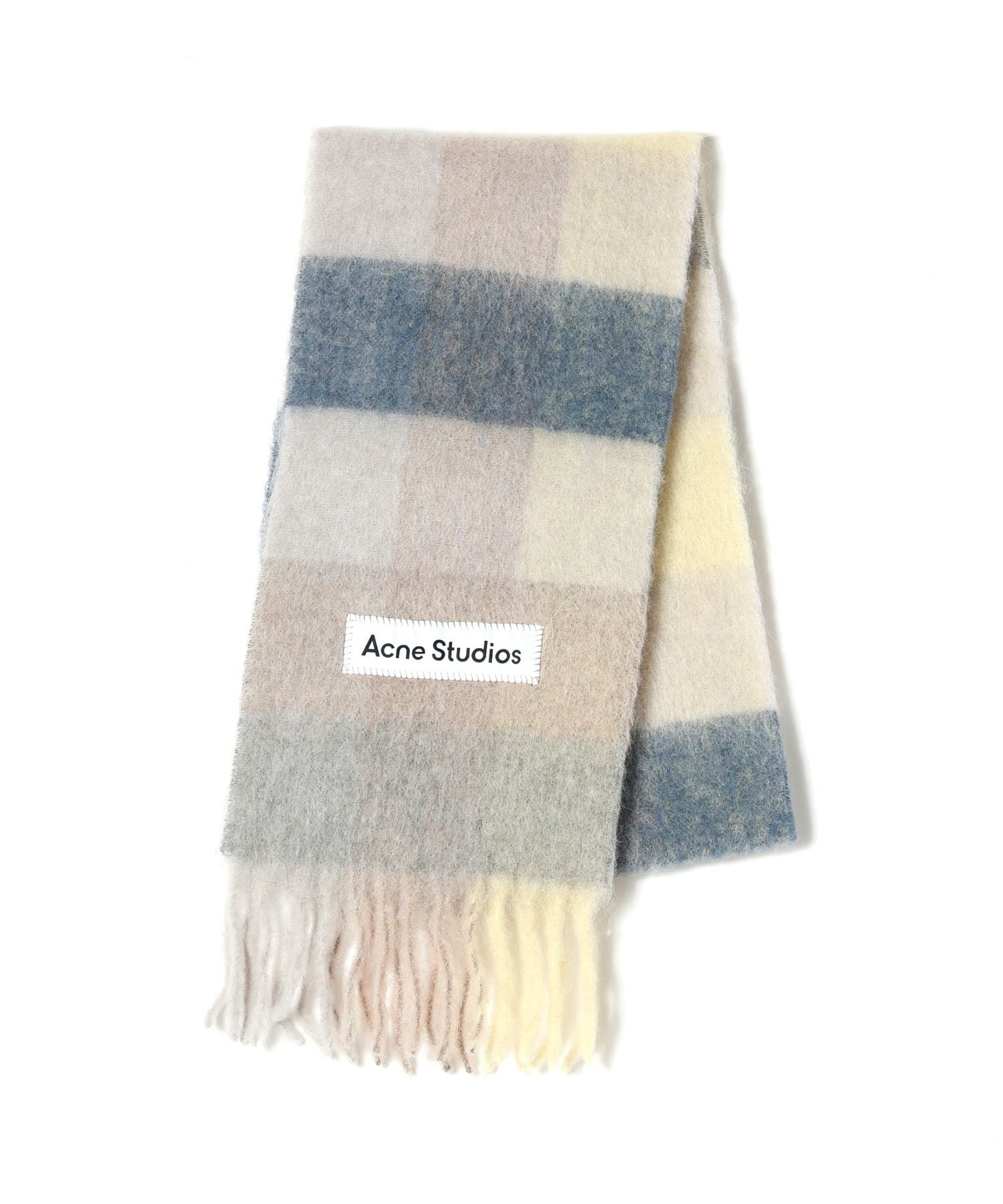 Acne Studios(アクネストゥディオズ)】 モヘアチェックスカーフ