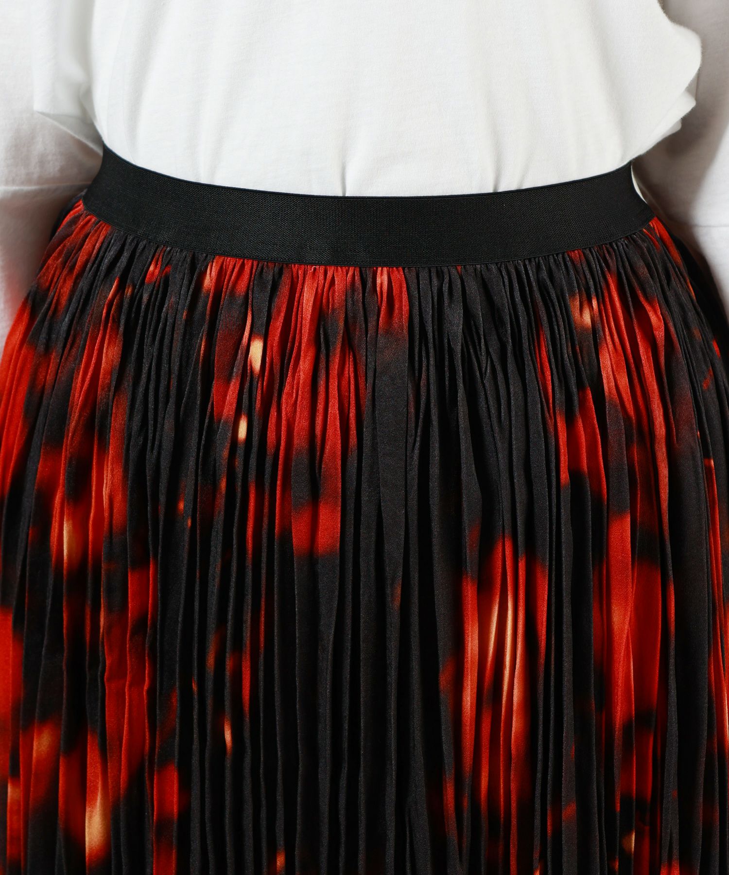 08sircus(08サーカス)】 Bokashi print pleated skirt｜PARIGOT ONLINE