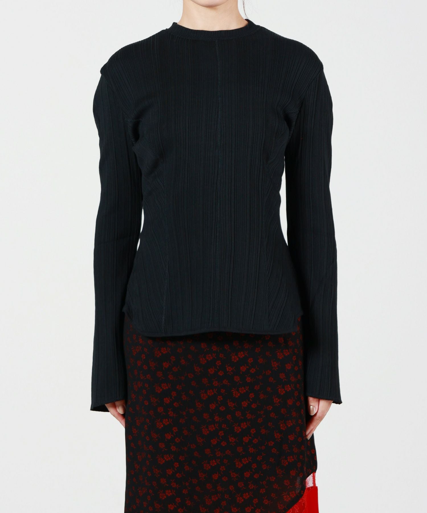 Mame Kurogouchi(マメ クロゴウチ)】Random Ribbed Organic Cotton