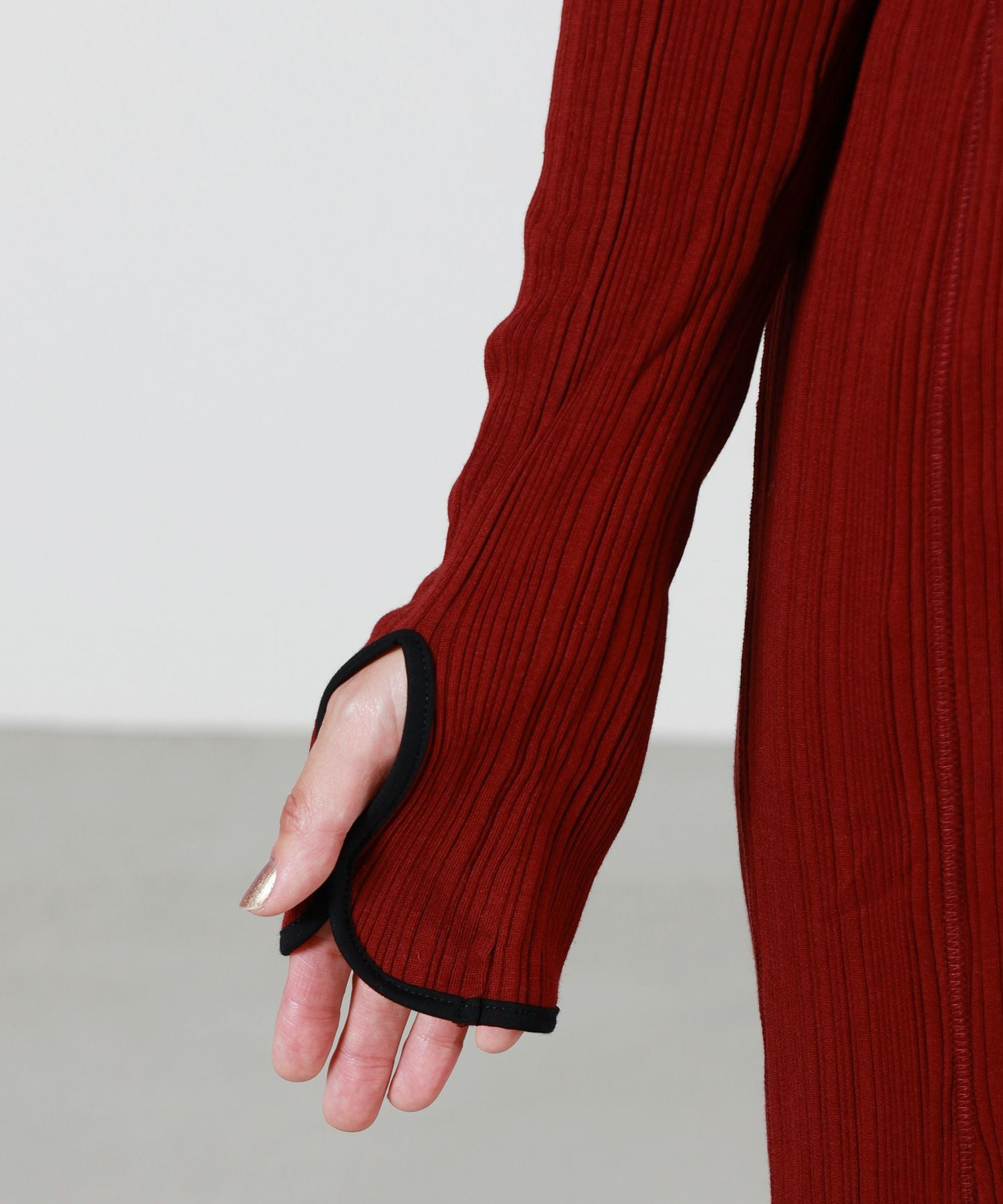 Mame Kurogouchi(マメ クロゴウチ)】Random Ribbed Organic Cotton