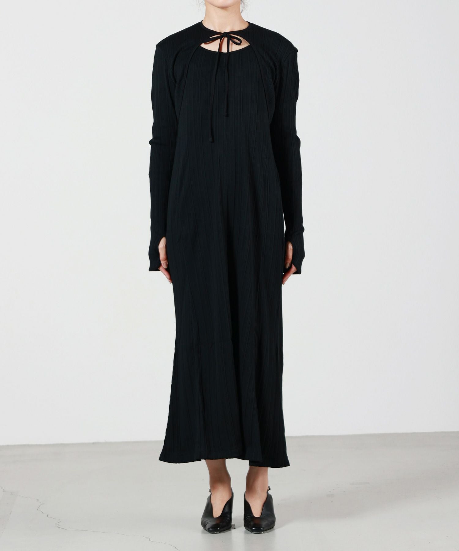 Mame Kurogouchi(マメ クロゴウチ)】Random Ribbed Organic Cotton