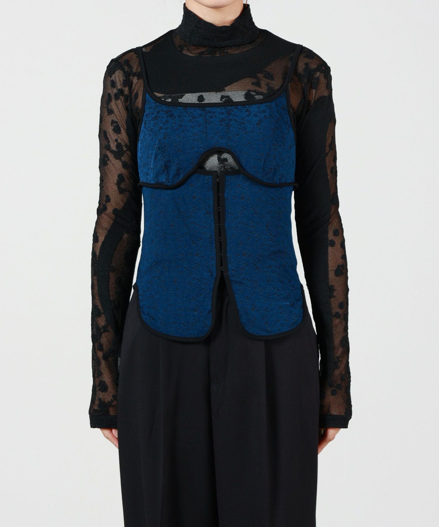 【美品】  Mame Kurogouchi / マメクロゴウチ | 2025AW | Floral Jacquard Fraise Stitch Camisole Top フローラルジャガード キャミソールトップ | 2 | ホワイト | レディース 美品】 Mame Kurogouchi / マメクロゴウチ | 2025AW | Floral Jacquard
