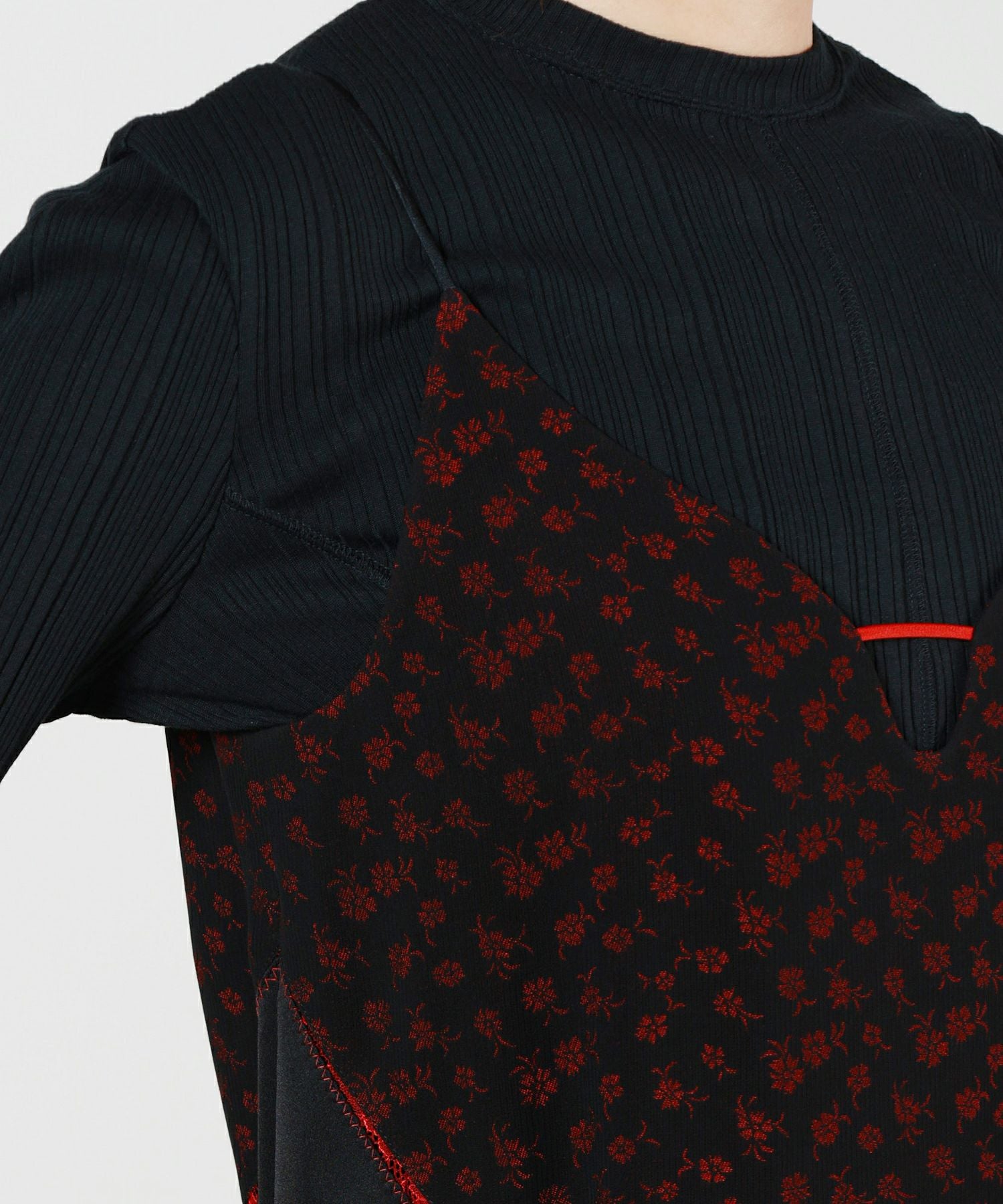 Mame Kurogouchi(マメ クロゴウチ)】Cupro Triacetate Floral Jacquard