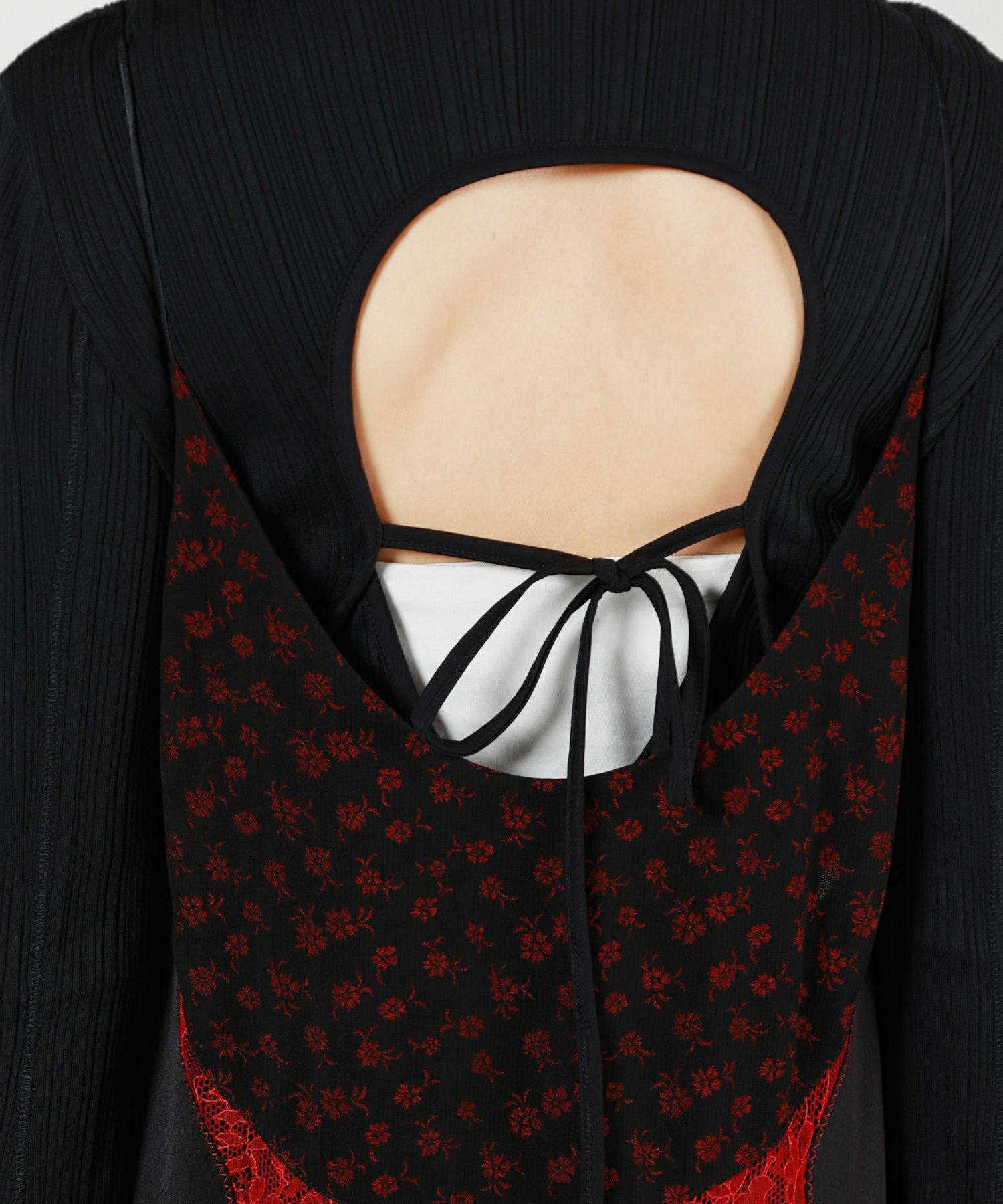 Mame Kurogouchi(マメ クロゴウチ)】Cupro Triacetate Floral Jacquard