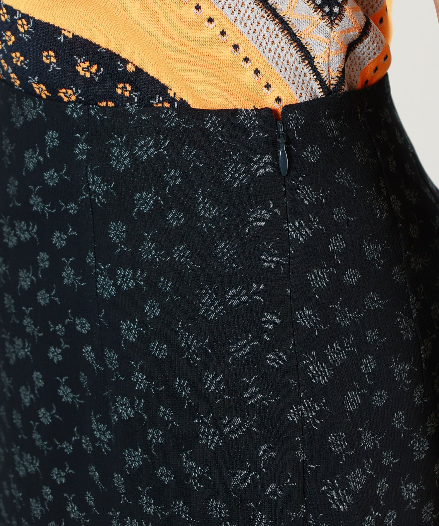 Mame Kurogouchi(マメ クロゴウチ)】Cupro Triacetate Floral Jacquard