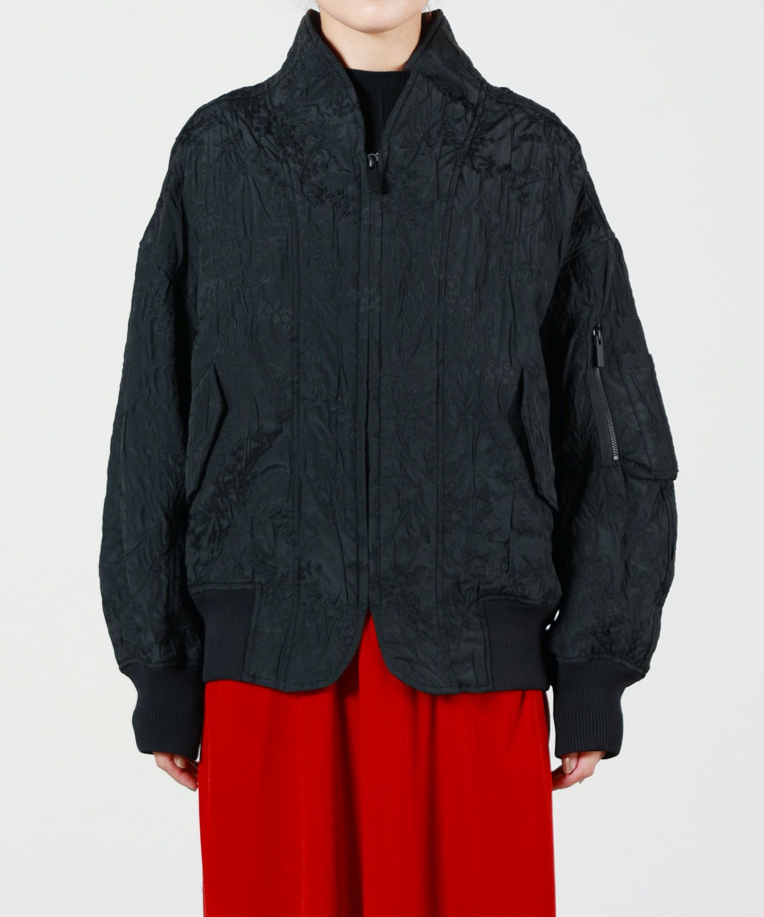 Mame Kurogouchi(マメ クロゴウチ)】Floral Jacquard Triple Cloth Mame Kurogouchi(マメ クロゴウチ)】Floral Jacquard Triple Cloth