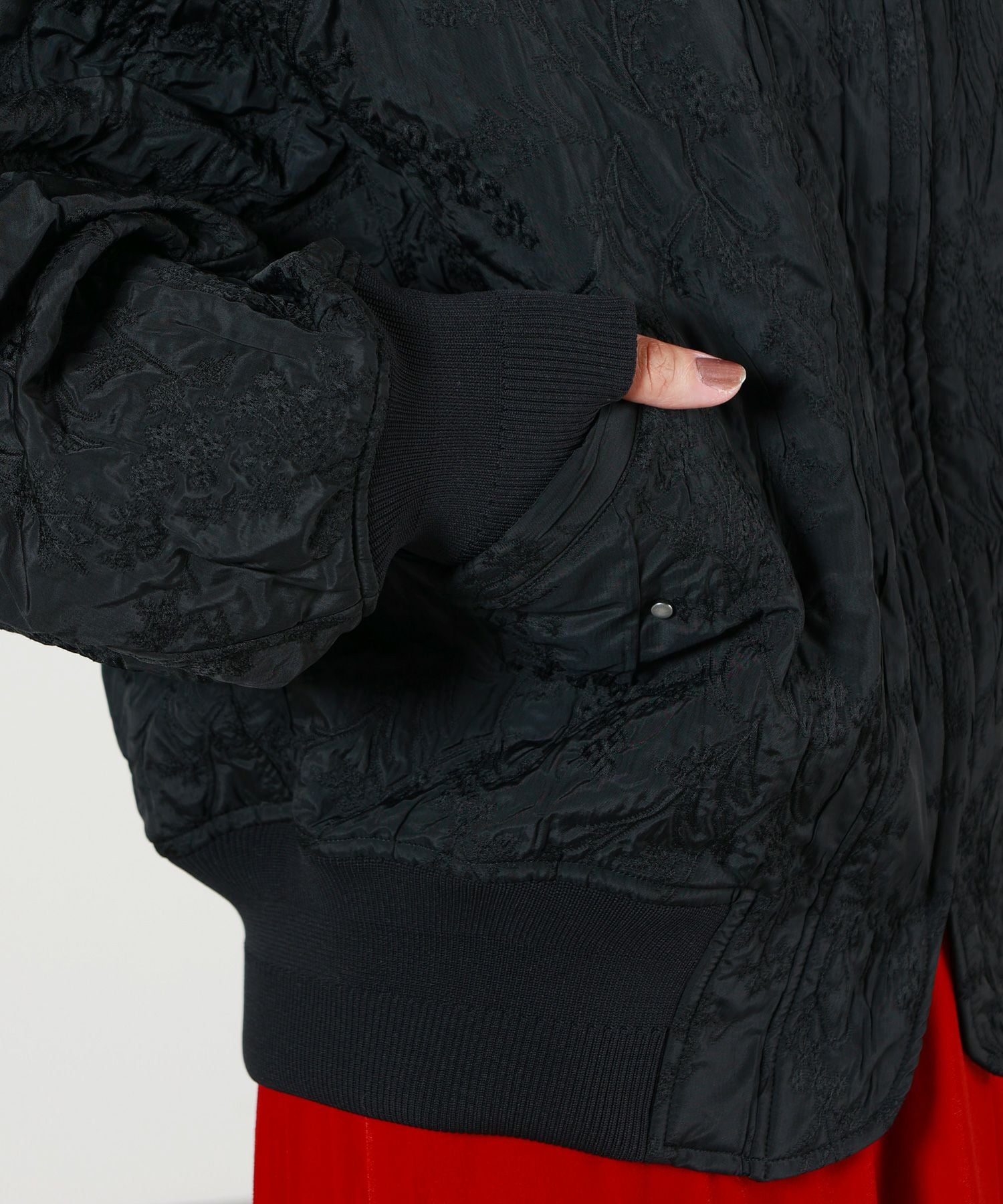 Mame Kurogouchi(マメ クロゴウチ)】Floral Jacquard Triple Cloth Mame Kurogouchi(マメ クロゴウチ)】Floral Jacquard Triple Cloth