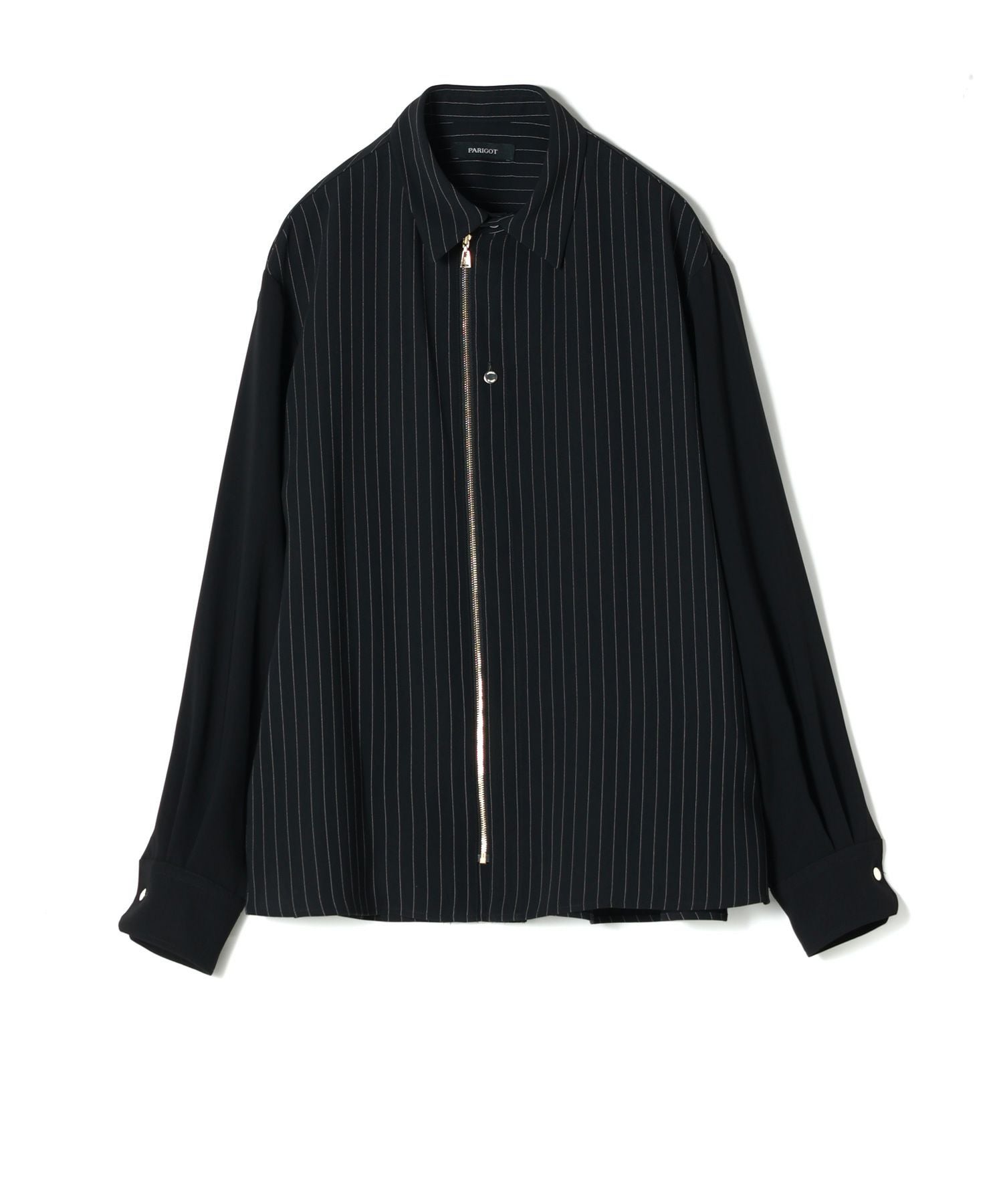 CULLNI(クルニ)】 PARIGOT別注 Stripe Double Cloth Bi Color Zip Up