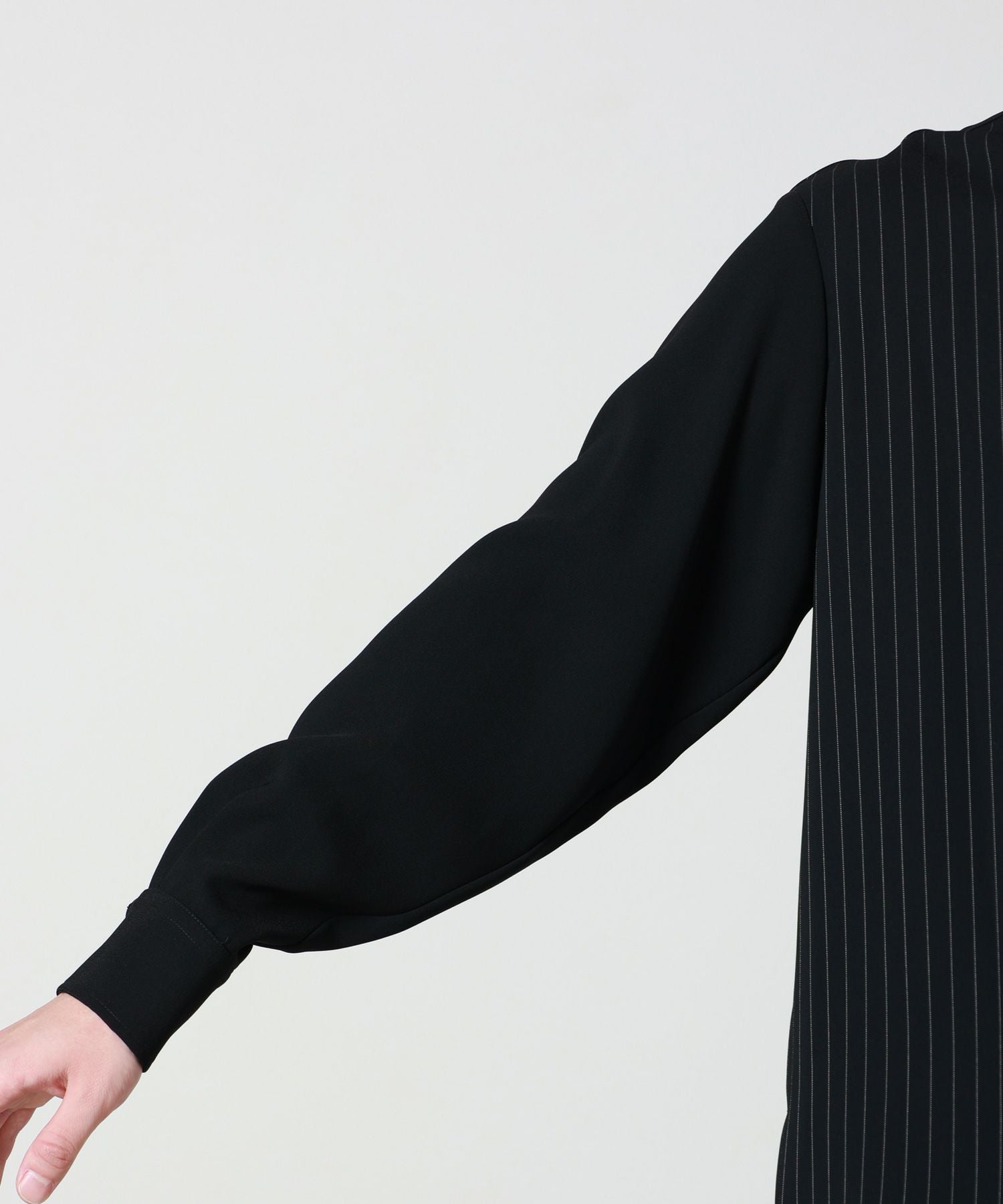 CULLNI(クルニ)】 PARIGOT別注 Stripe Double Cloth Bi Color Zip Up