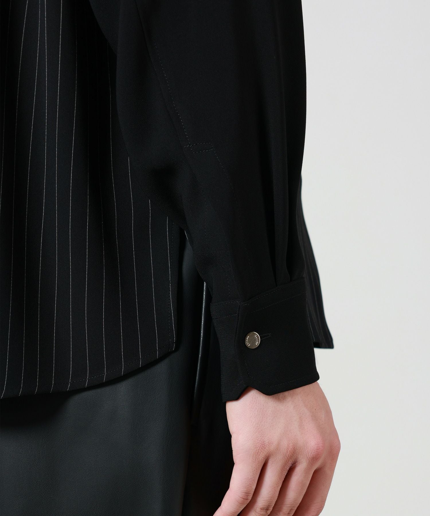 CULLNI(クルニ)】 PARIGOT別注 Stripe Double Cloth Bi Color Zip Up