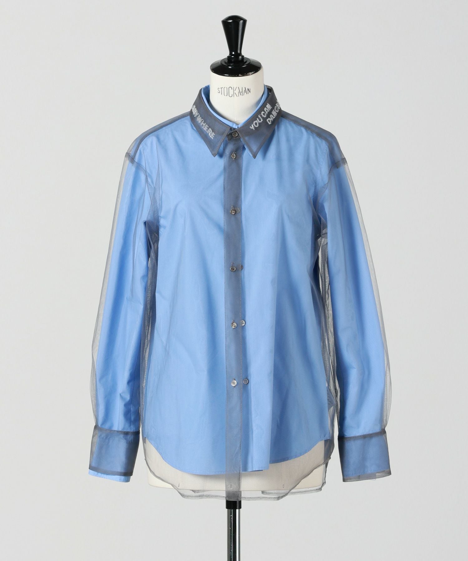 Chika Kisada(チカ キサダ)】 PARIGOT別注 刺繍チュールカバーシャツ