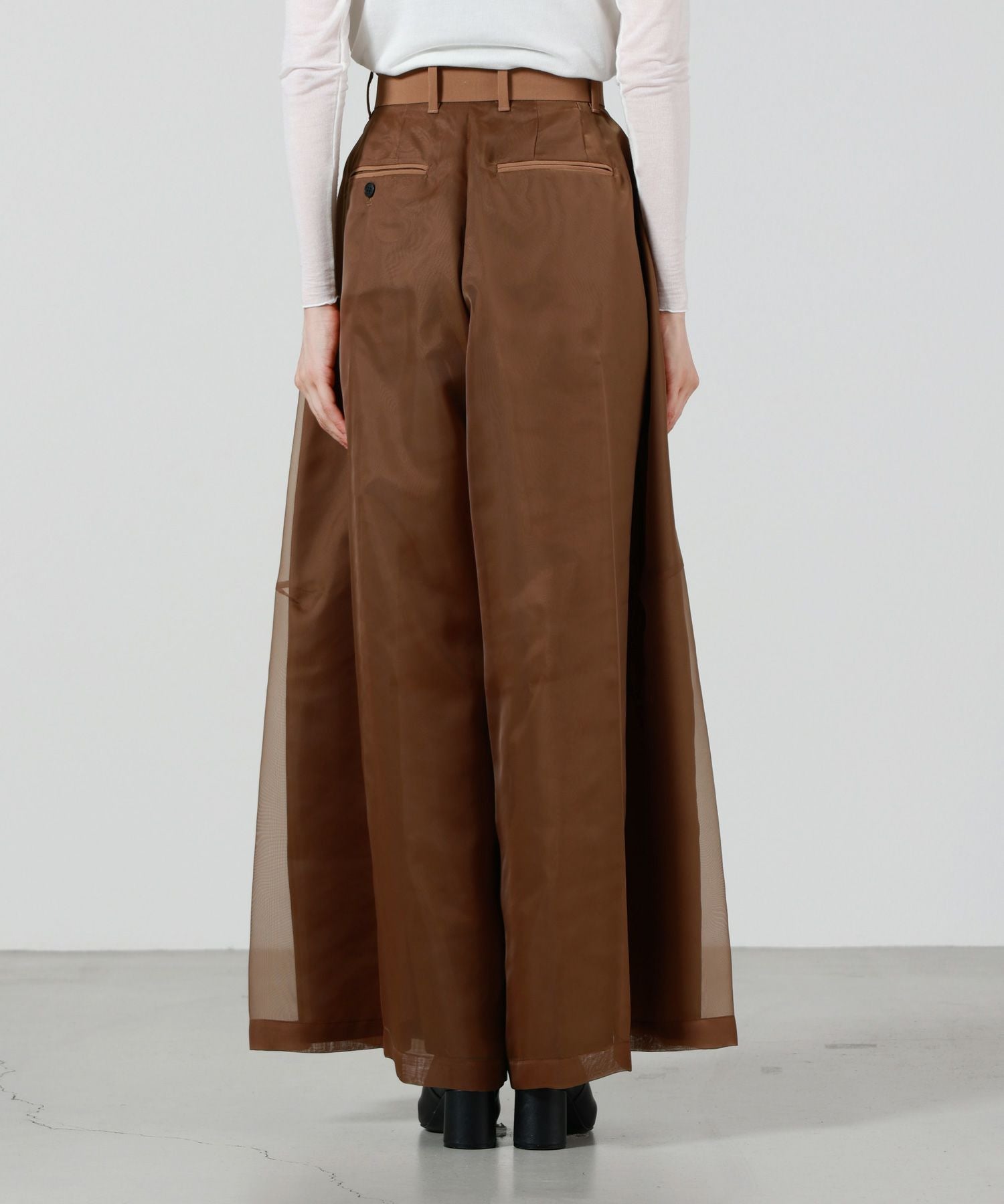 HYKE(ハイク)】 SHEER WIDE PANTS｜PARIGOT ONLINE（パリゴオンライン）