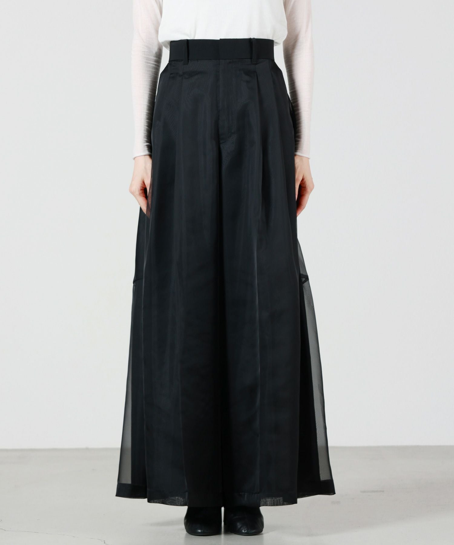 HYKE(ハイク)】 SHEER WIDE PANTS｜PARIGOT ONLINE（パリゴオンライン）