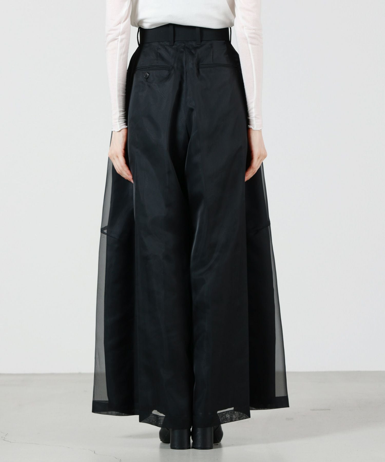 HYKE(ハイク)】 SHEER WIDE PANTS｜PARIGOT ONLINE（パリゴオンライン）