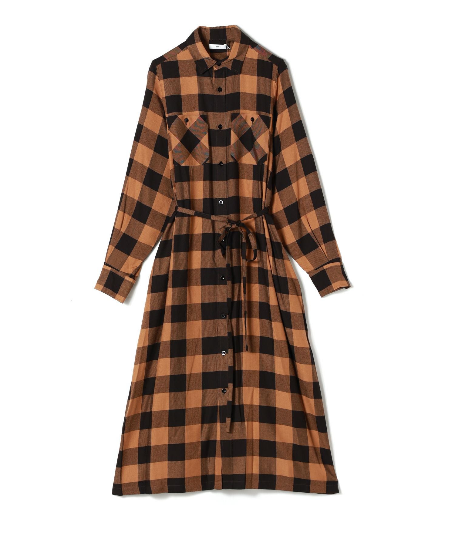 HYKE チェック ワンピース HYKE(ハイク)】 RAYON PLAID DRESS｜PARIGOT ONLINE（パリゴオンライン）