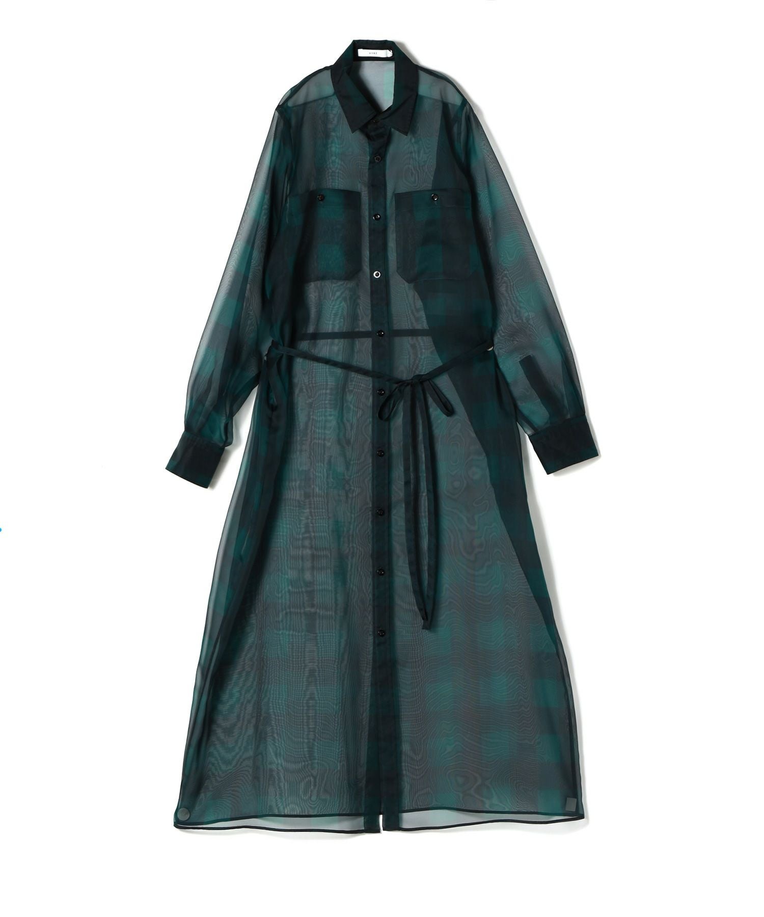 HYKE(ハイク)】 SHEER PLAID DRESS｜PARIGOT ONLINE（パリゴオンライン）