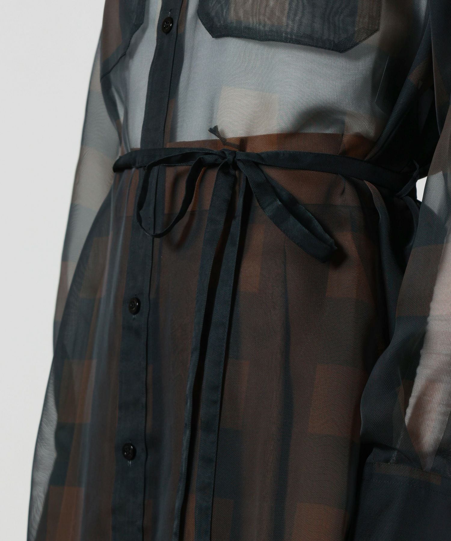 HYKE(ハイク)】 SHEER PLAID DRESS｜PARIGOT ONLINE（パリゴオンライン）