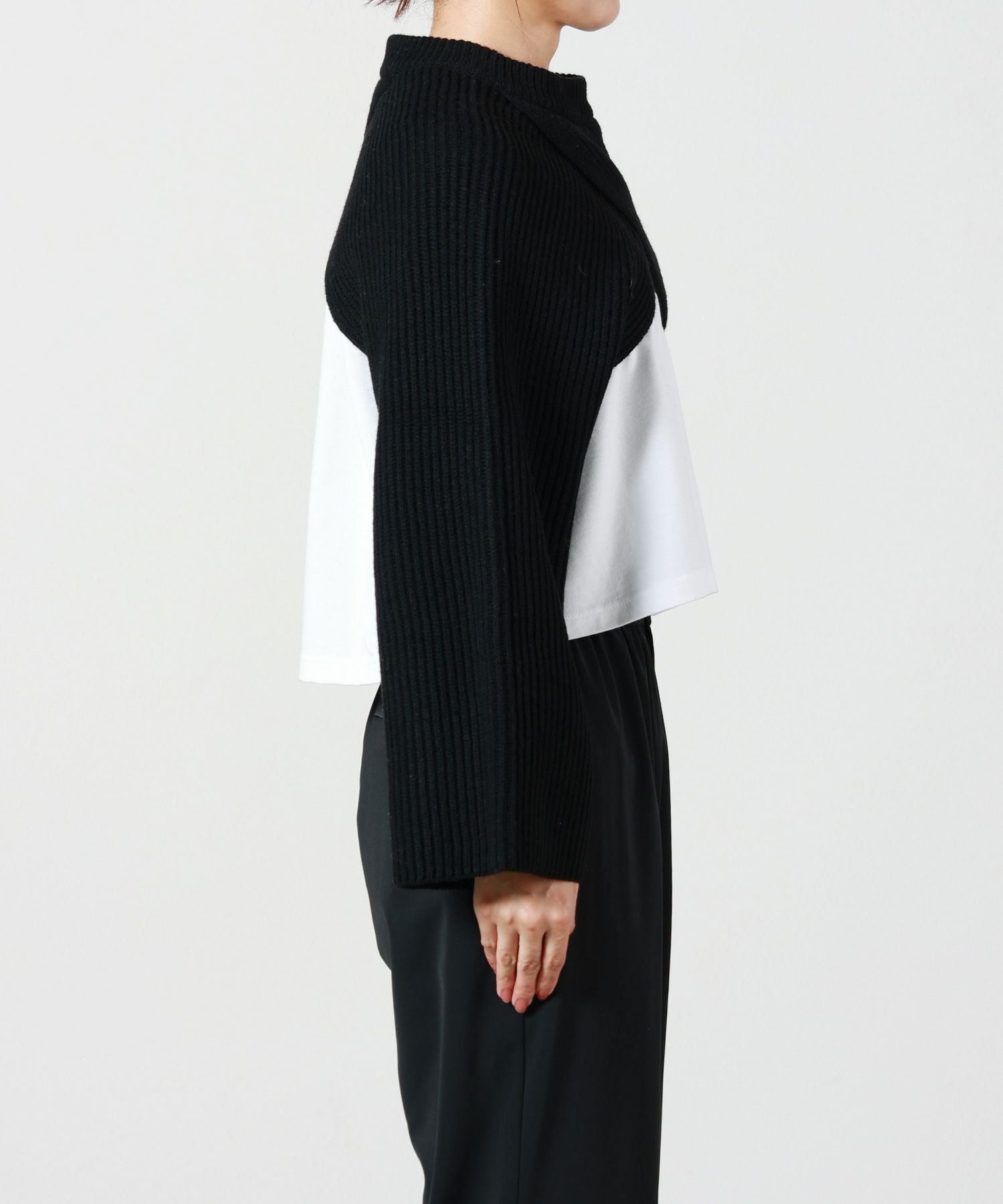 HYKE(ハイク)】 RIBBED KNIT WOOL SHRUG｜PARIGOT ONLINE（パリゴ