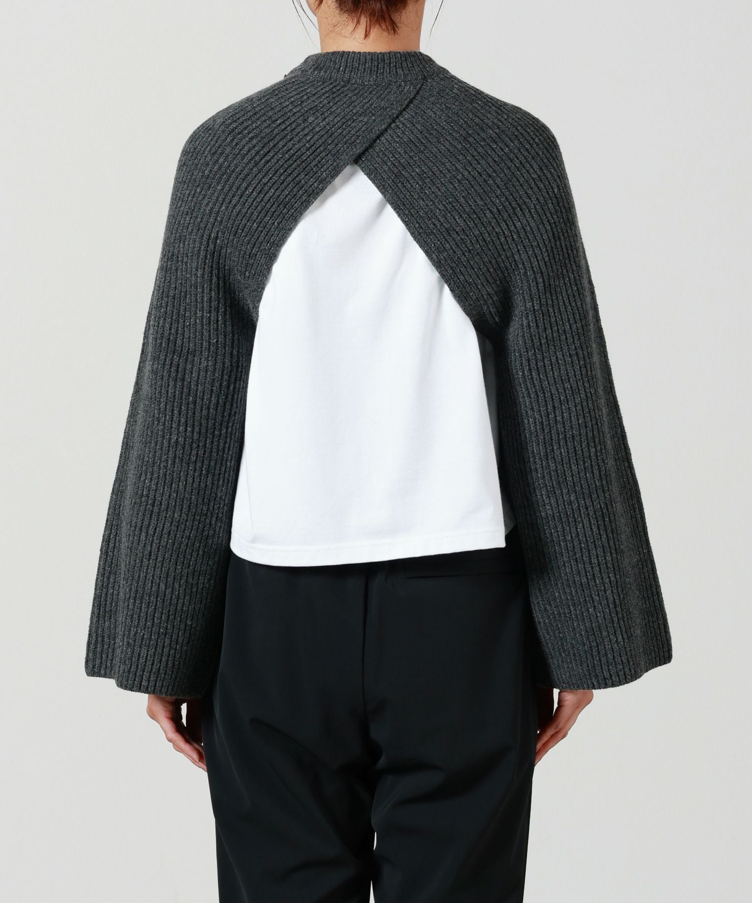 HYKE(ハイク)】 RIBBED KNIT WOOL SHRUG｜PARIGOT ONLINE（パリゴ