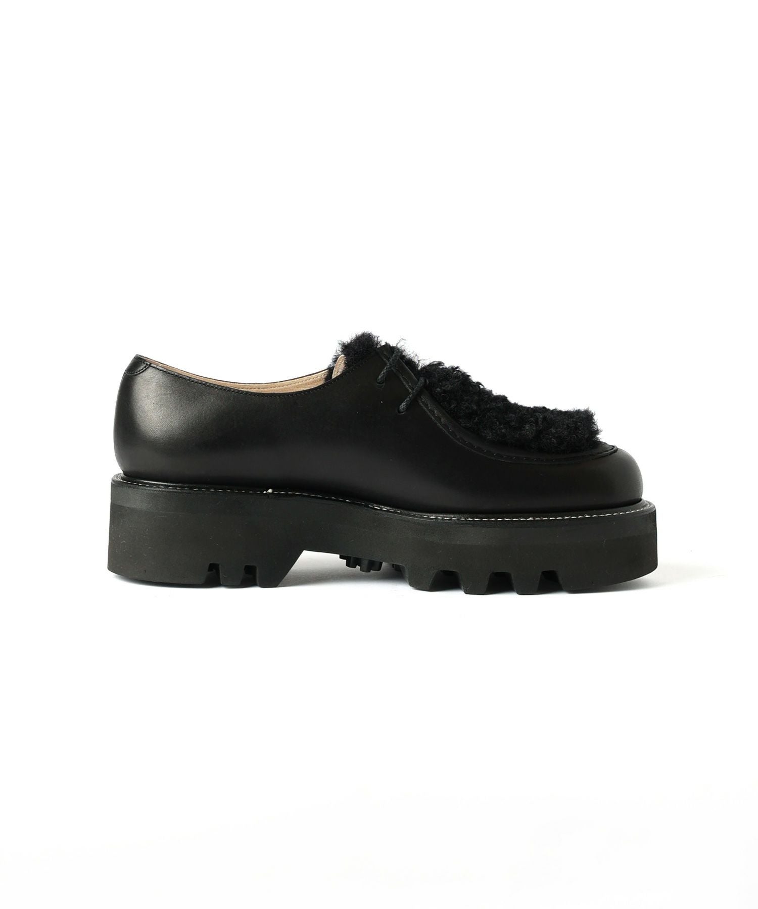 HYKE(ハイク)】 TIROLEAN SHOES WITH FAUX SHEARLING｜PARIGOT ONLINE