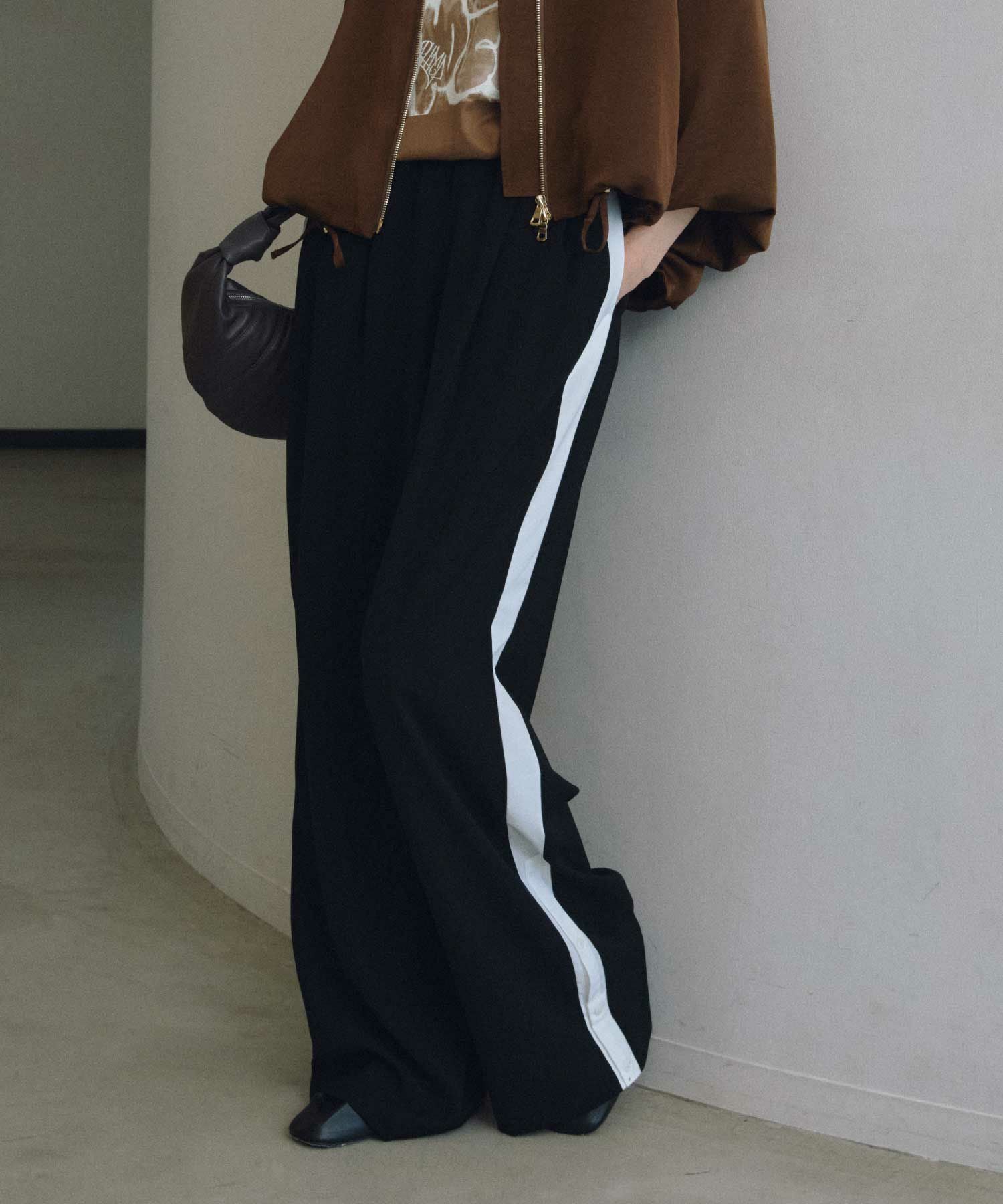 ENFOLD(エンフォルド)】 SHIRT-LAYERED WIDE-PANTS｜PARIGOT ONLINE