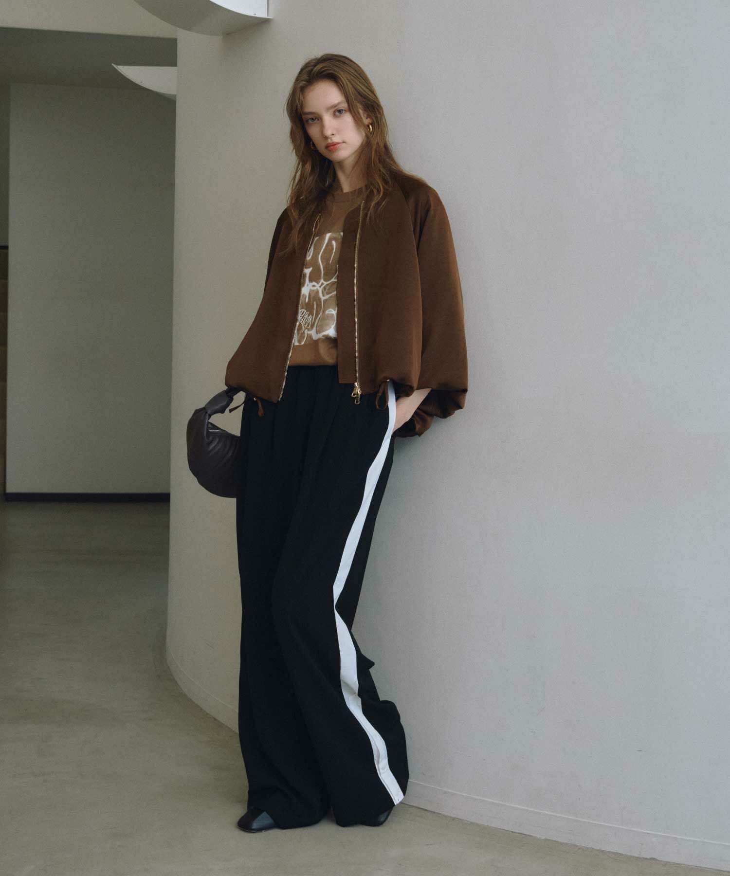 ENFOLD(エンフォルド)】 SHIRT-LAYERED WIDE-PANTS｜PARIGOT ONLINE