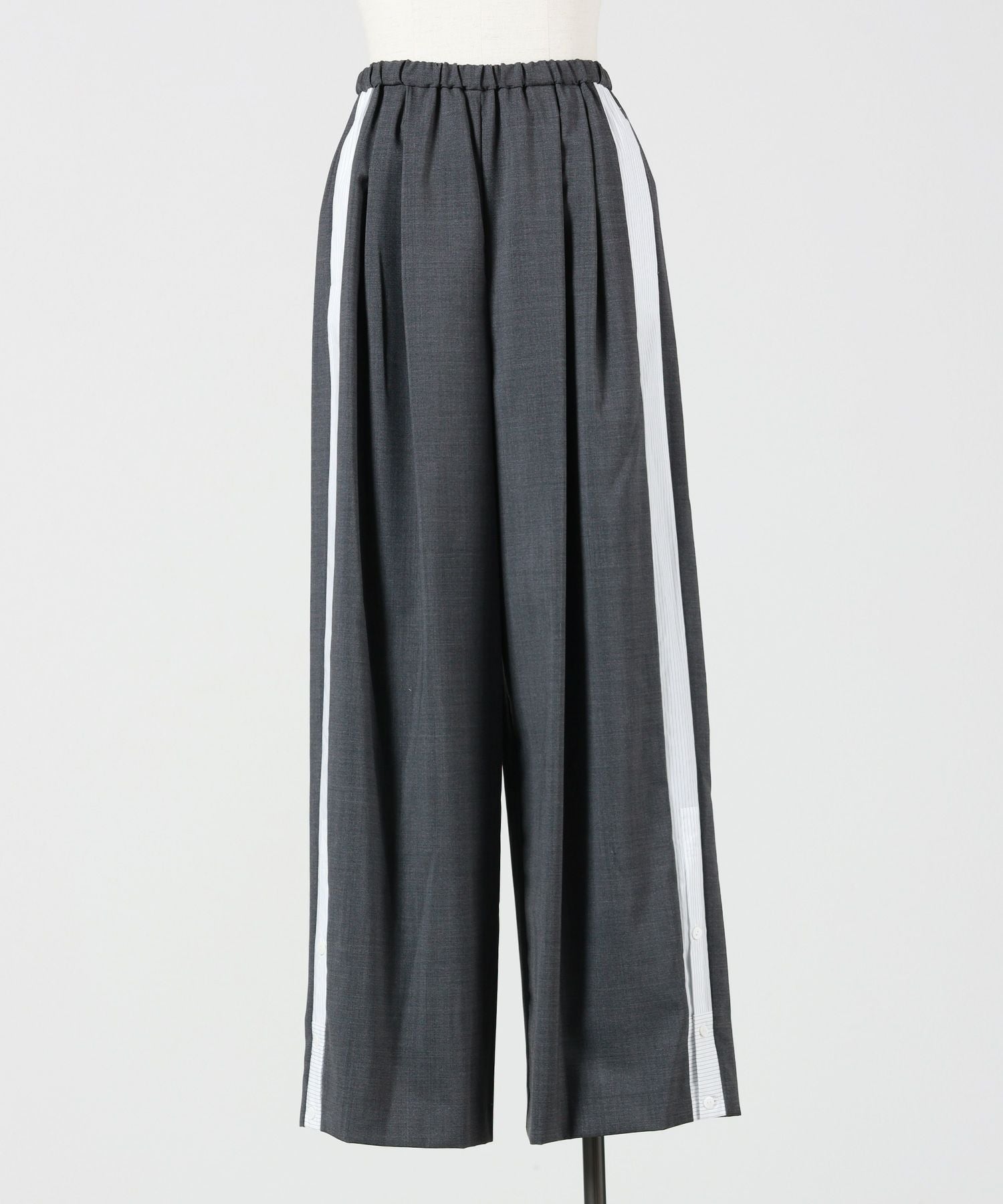 ENFOLD(エンフォルド)】 SHIRT-LAYERED WIDE-PANTS｜PARIGOT ONLINE