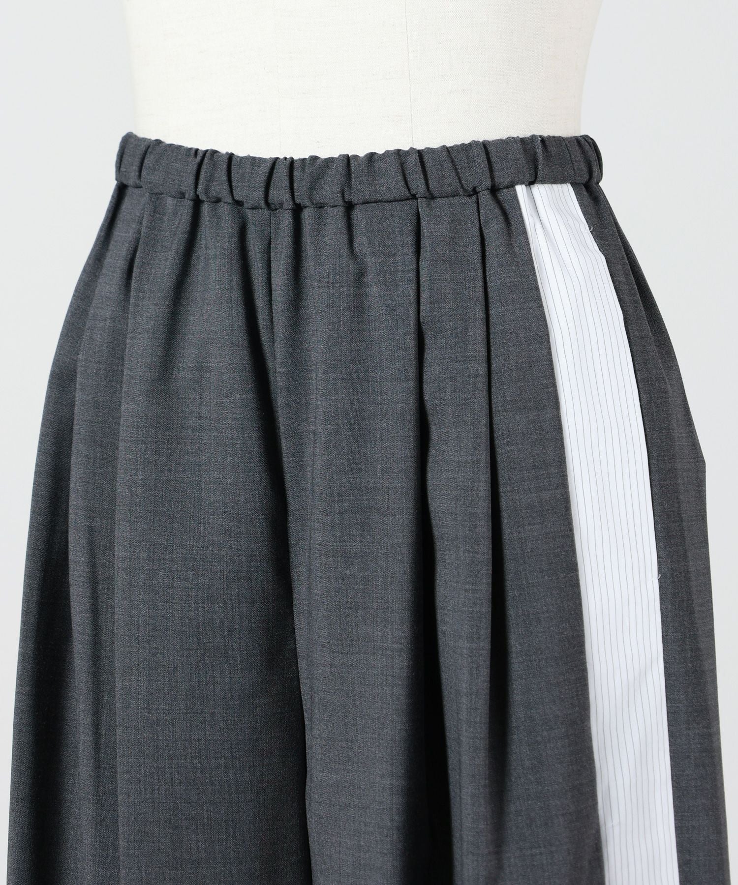 ENFOLD(エンフォルド)】 SHIRT-LAYERED WIDE-PANTS｜PARIGOT ONLINE