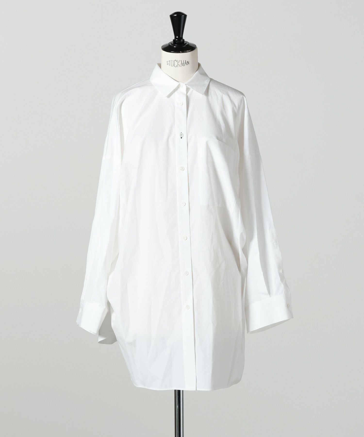 ENFOLD 25aw NAPE SHIRT エンフォルド 長袖シャツ ホワイト ENFOLD(エンフォルド)】 NAPE SHIRT｜PARIGOT ONLINE（パリゴオンライン）