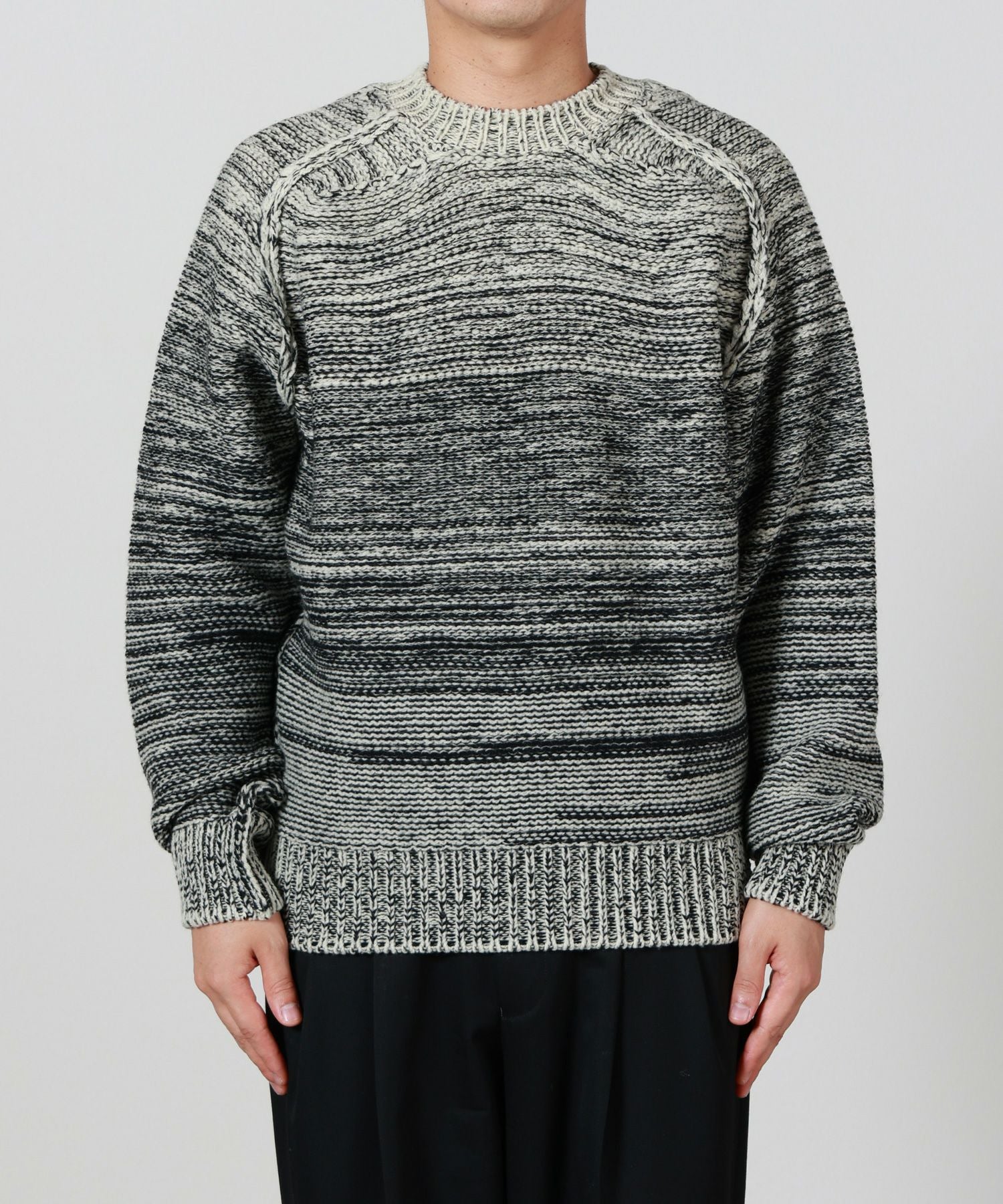 YOKE GRADATION PRINTED SWEATER 【公式通販】
