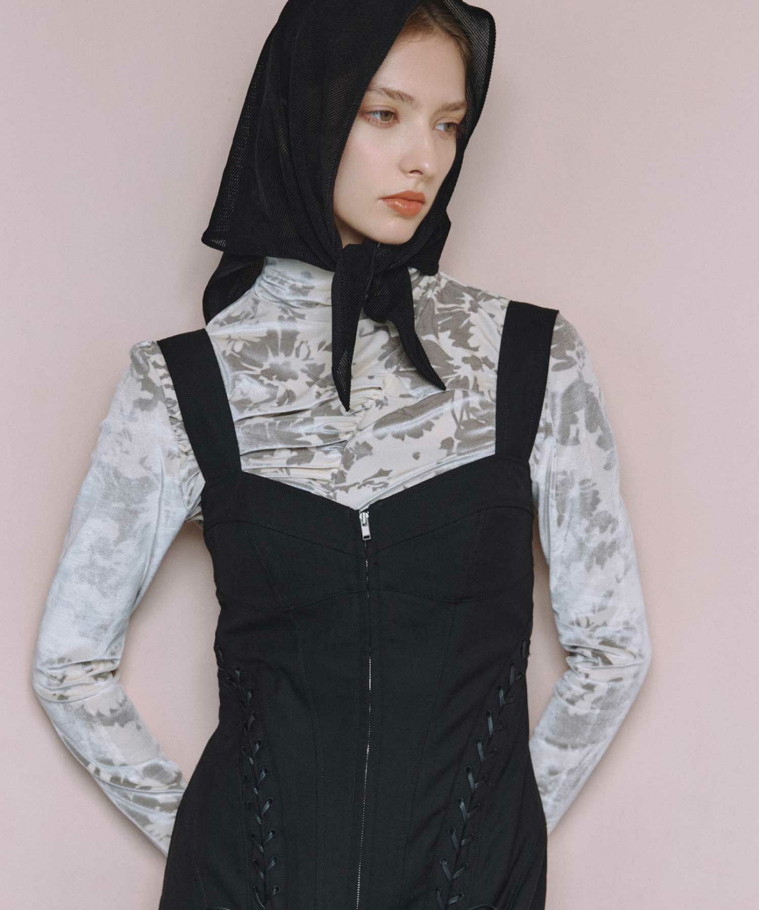PHOTOCOPIEU(フォトコピュー)】 OONA ASYMMETRIC JERSEY TOP｜PARIGOT