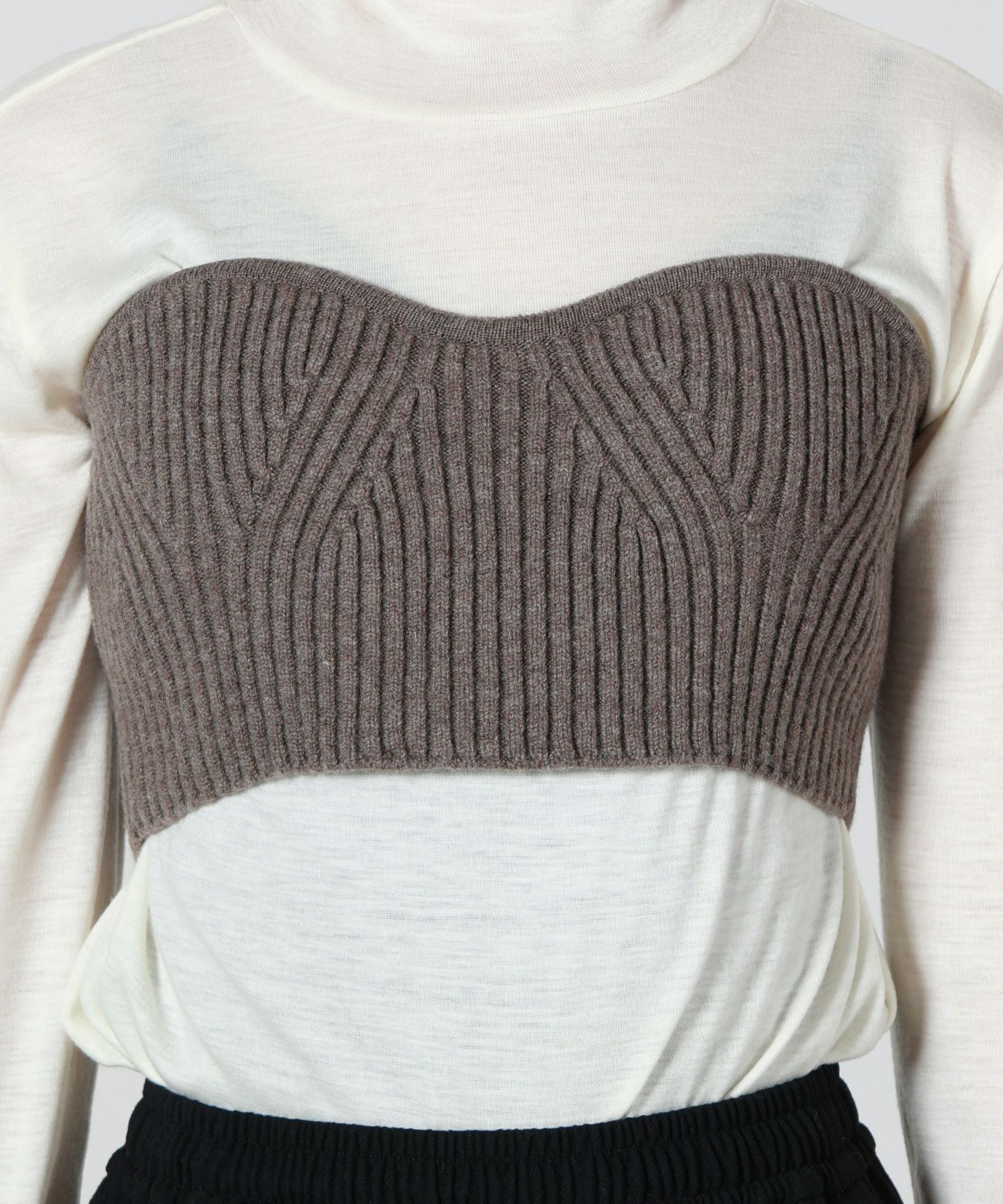 PHEENY(フィーニー)】 Extra fine lambs bustier｜PARIGOT ONLINE