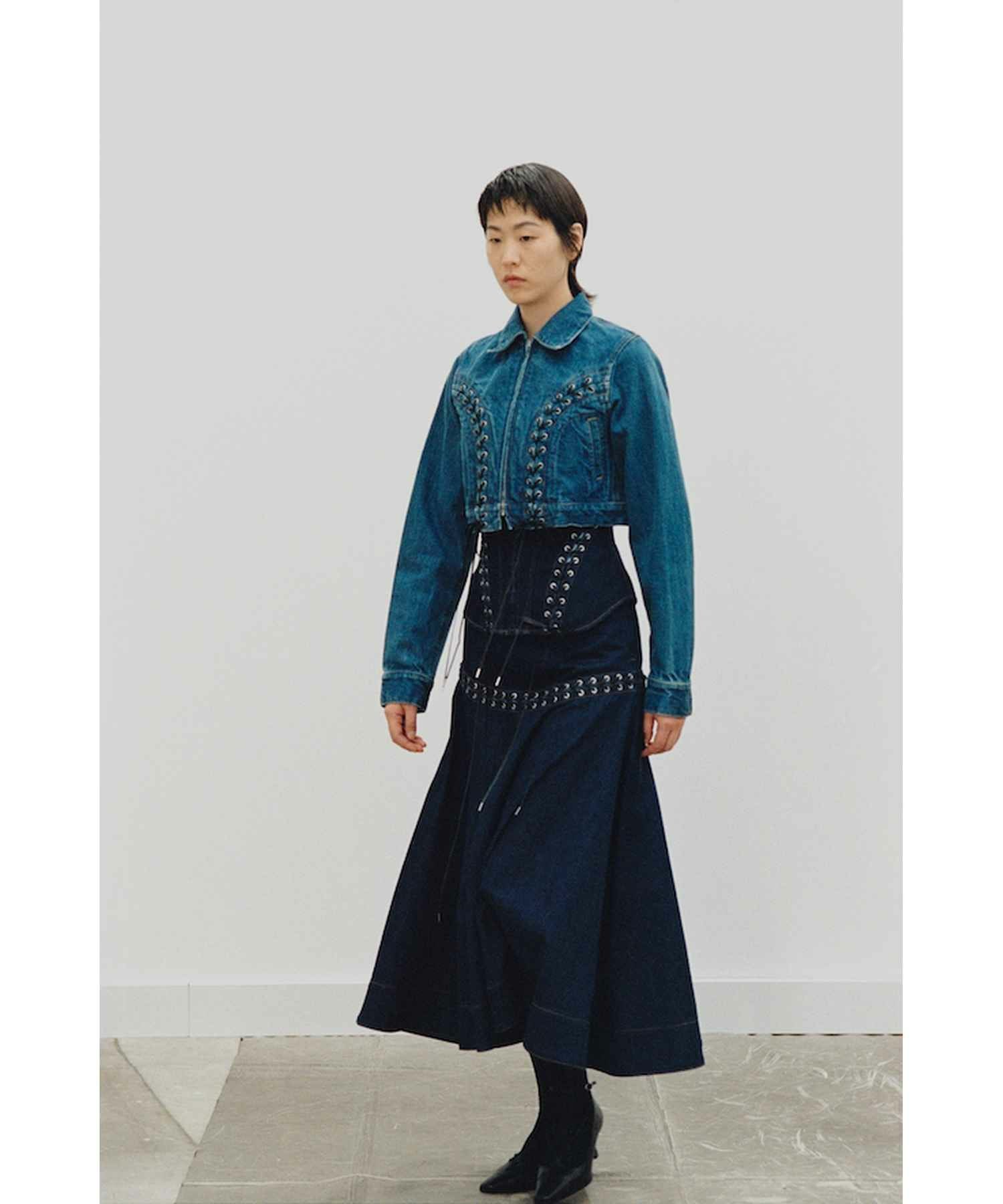 FETICO(フェティコ)】 LACE UP DENIM JACKET｜PARIGOT ONLINE（パリゴ