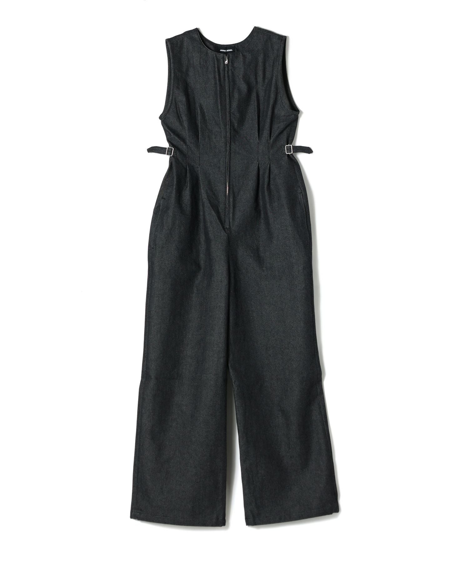 【美品】現行品　デニムオーバーオール ジッパー付き cen.デニムオーバーオール - my clozette