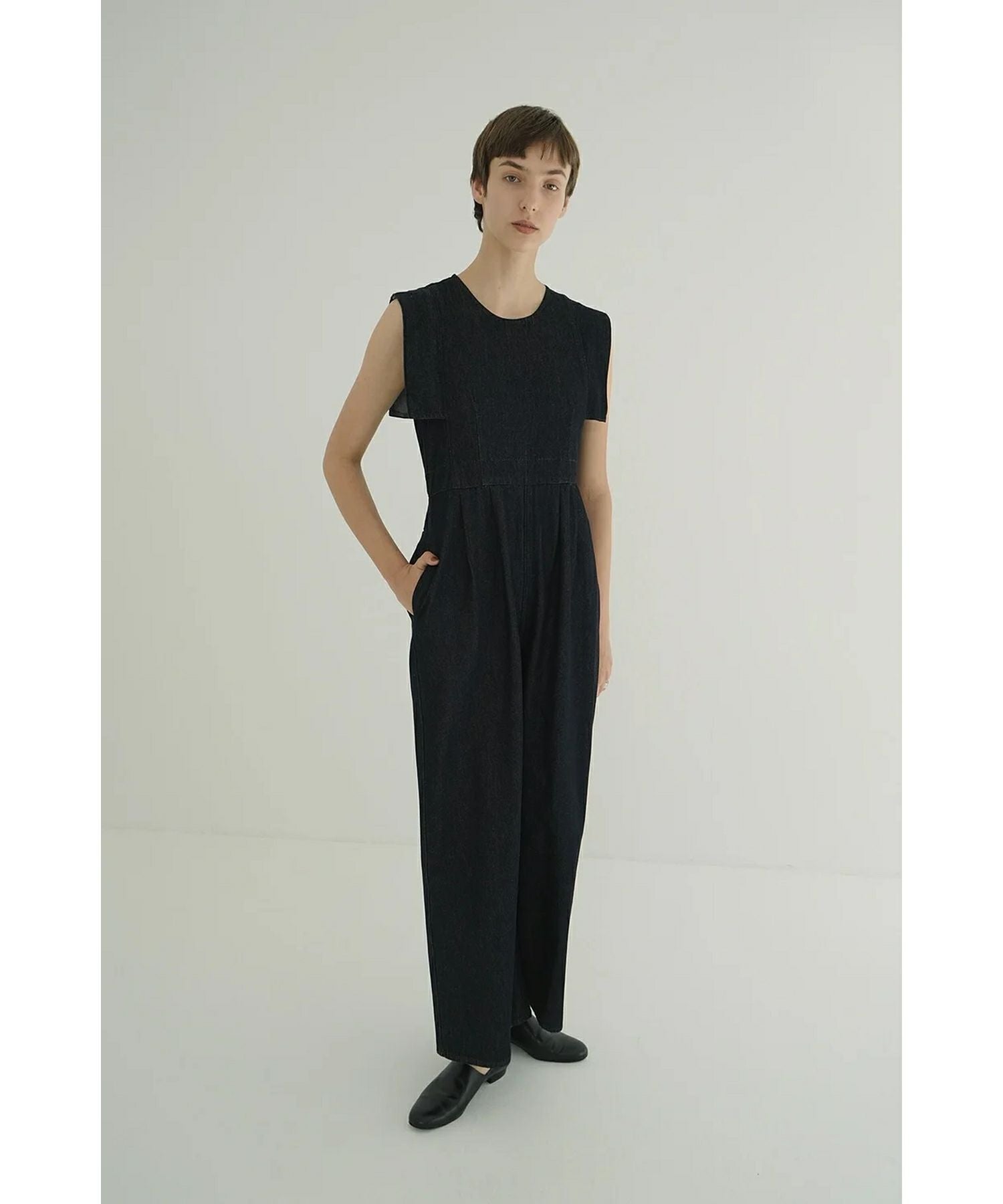 CLANE(クラネ)】 SQUARE SLEEVE DENIM ALL IN ONE｜PARIGOT ONLINE