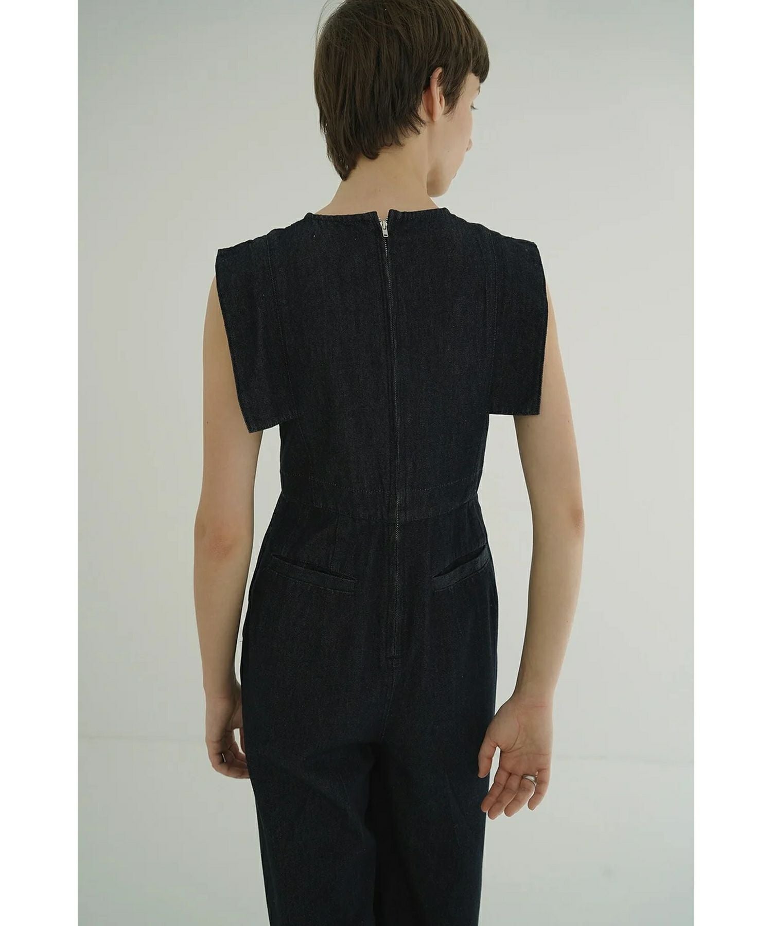 CLANE(クラネ)】 SQUARE SLEEVE DENIM ALL IN ONE｜PARIGOT ONLINE