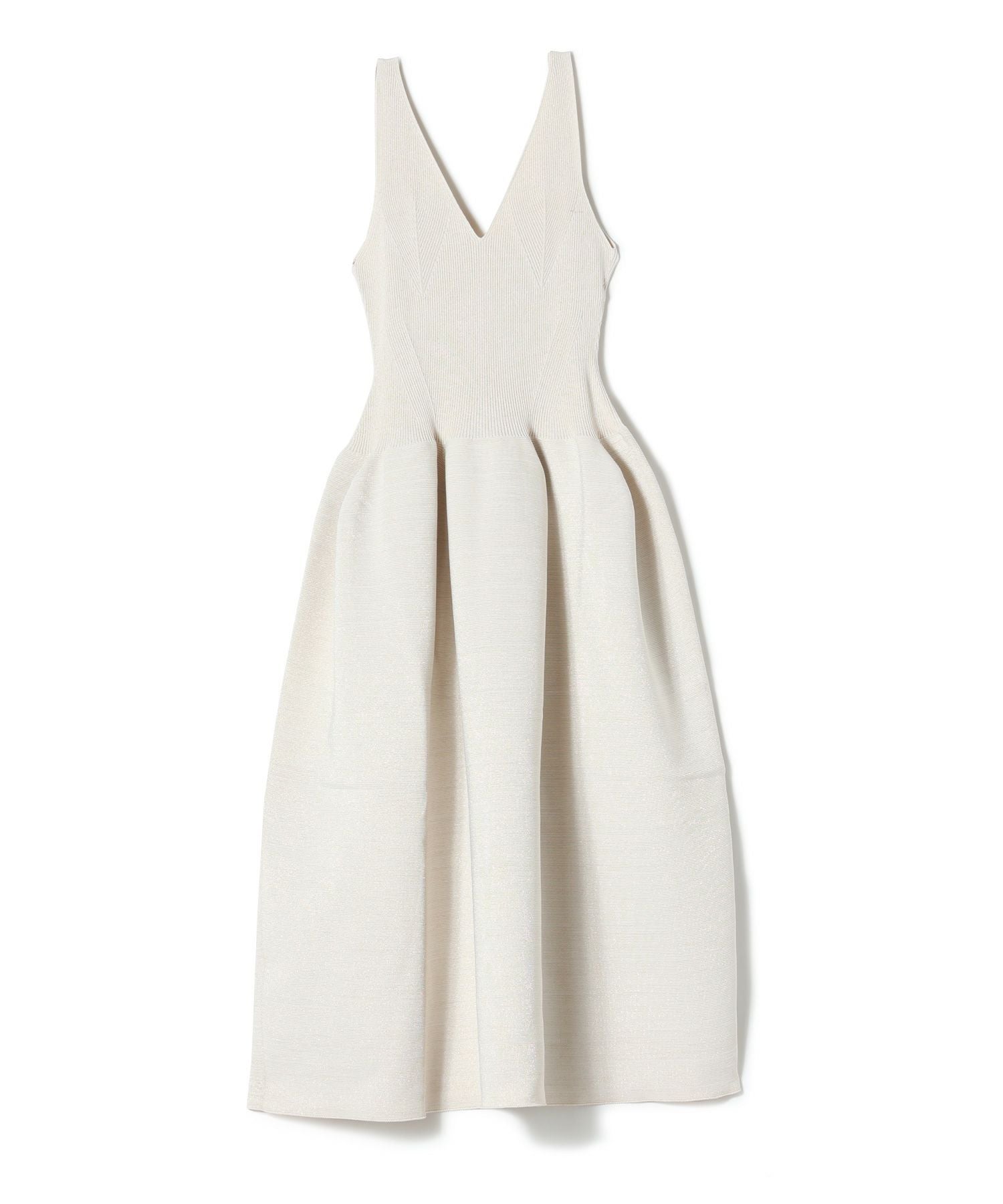 新品CFCL（シーエフシーエル） POTTERY(白) ドレス 1 POTTERY GLITTER SHORT SLEEVE MINI DRESS