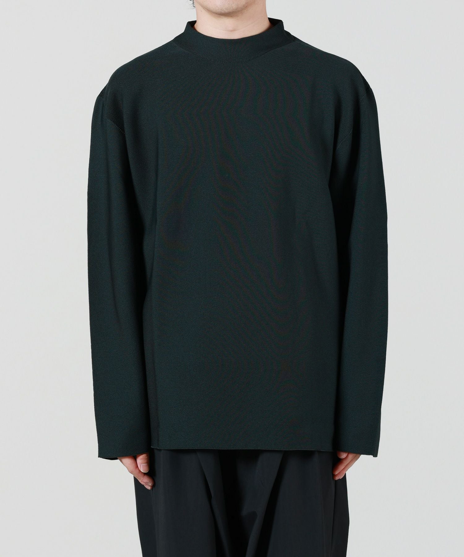 CFCL(シーエフシーエル)】 GARTER MOCKNECK LONG SLEEVE TEE SHIRT