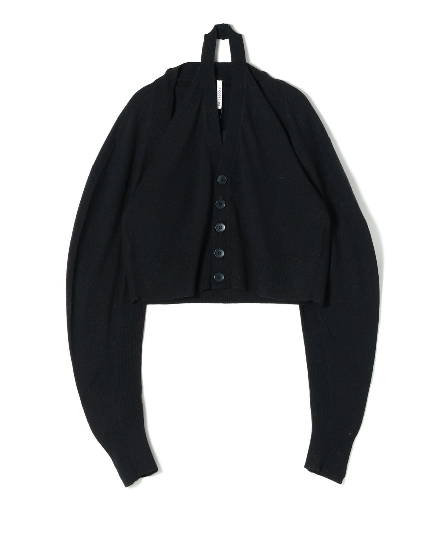 A CCORDION(アコーディオン)】 RIb SWITCHING SHORT CARDIGAN｜PARIGOT