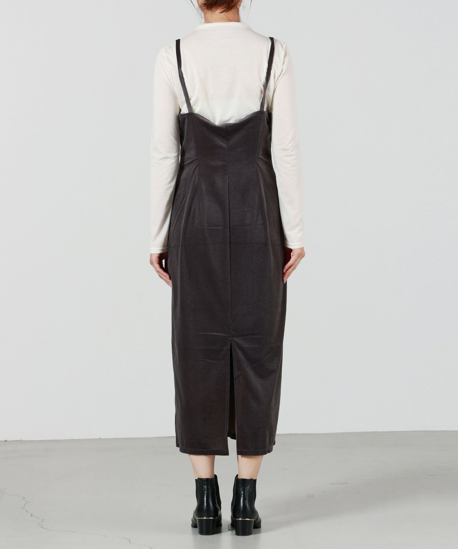 PHEENY(フィーニー)】 SHEER VELOUR CAMISOLE DRESS｜PARIGOT ONLINE
