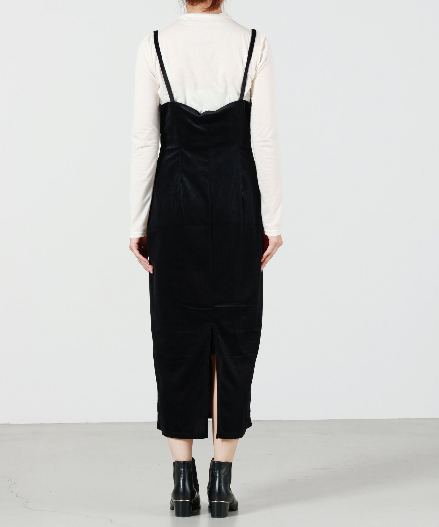 PHEENY(フィーニー)】 SHEER VELOUR CAMISOLE DRESS｜PARIGOT ONLINE