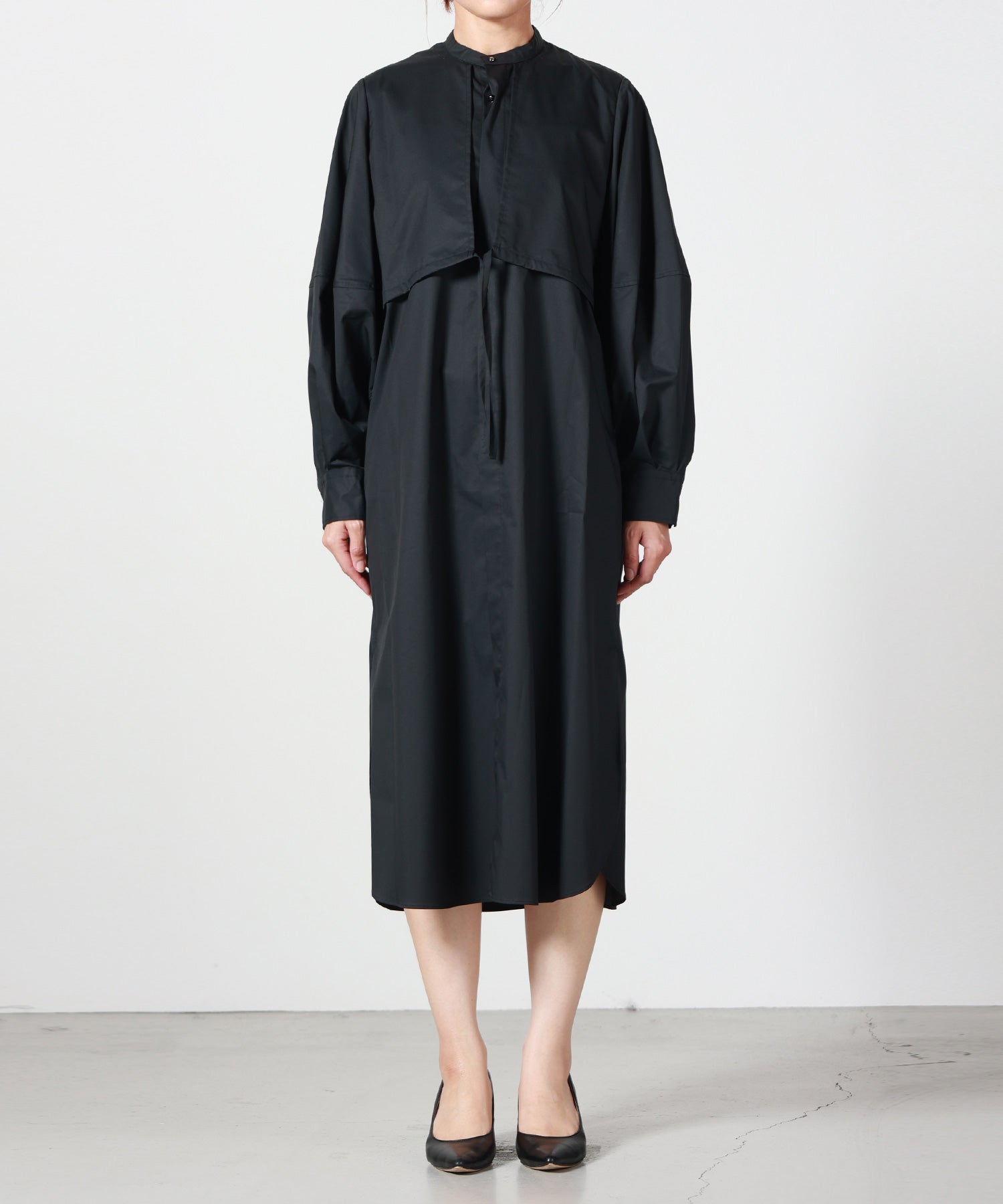 HYKE(ハイク)】 T/C BALLOON SLEEVE DRESS｜PARIGOT ONLINE（パリゴ