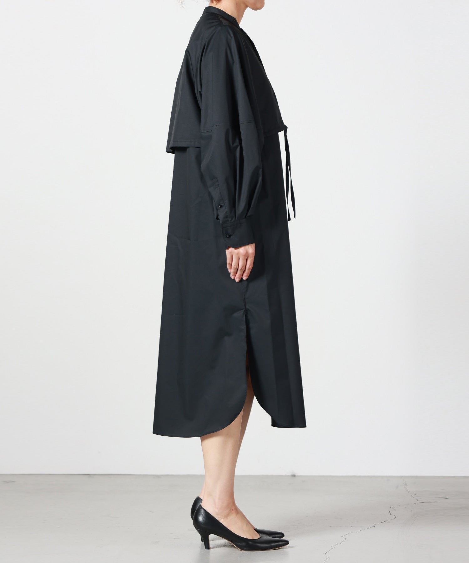 HYKE(ハイク)】 T/C BALLOON SLEEVE DRESS｜PARIGOT ONLINE（パリゴ