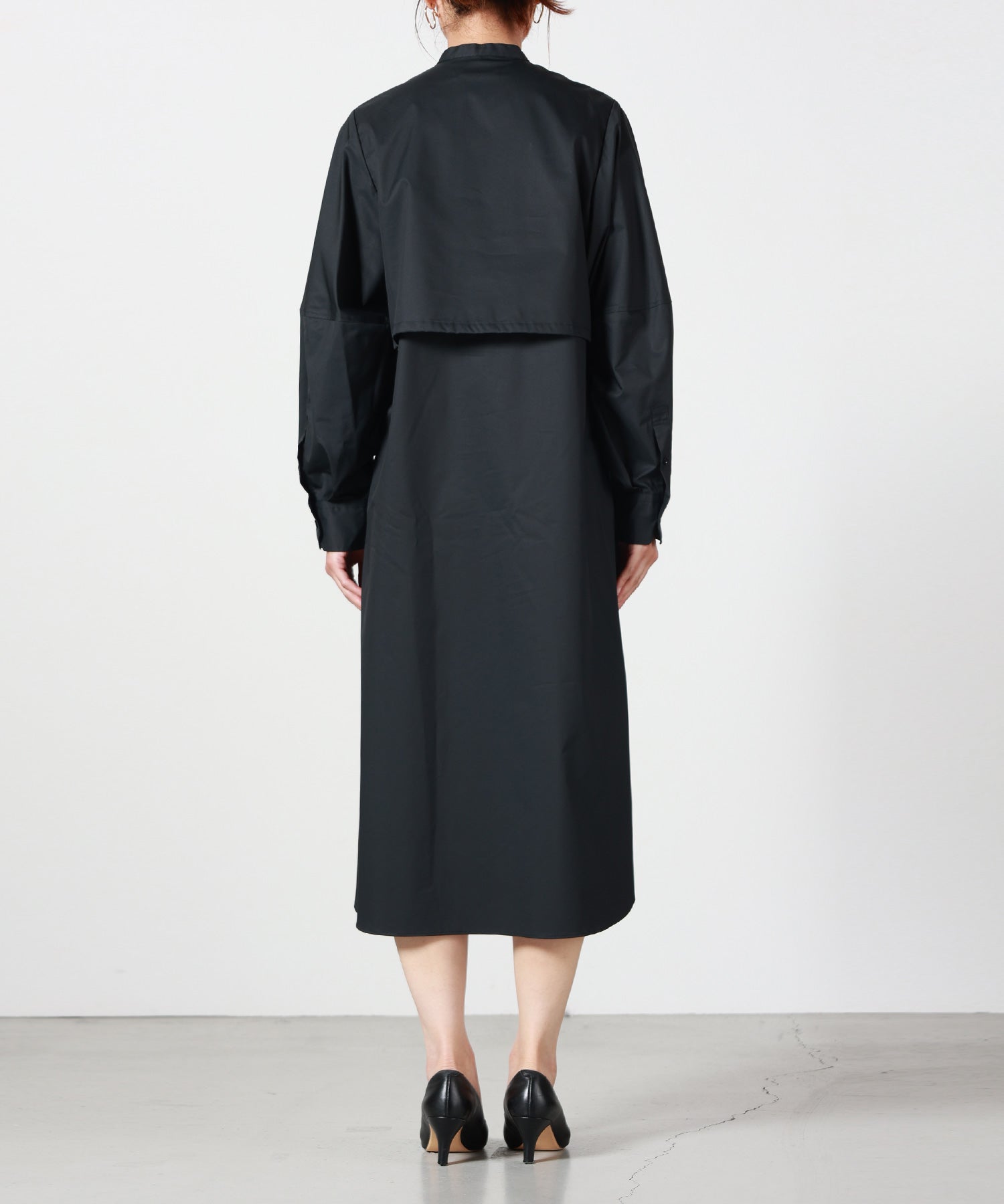 HYKE(ハイク)】 T/C BALLOON SLEEVE DRESS｜PARIGOT ONLINE（パリゴ