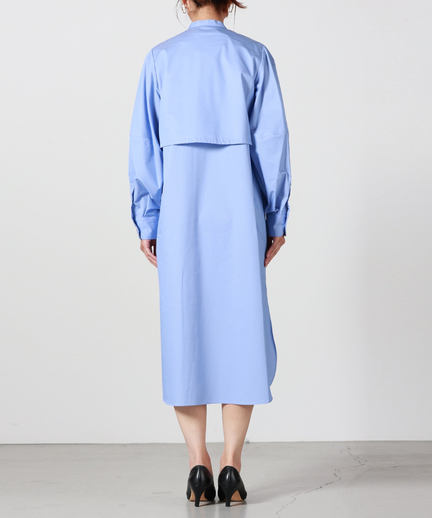 HYKE(ハイク)】 T/C BALLOON SLEEVE DRESS｜PARIGOT ONLINE（パリゴ