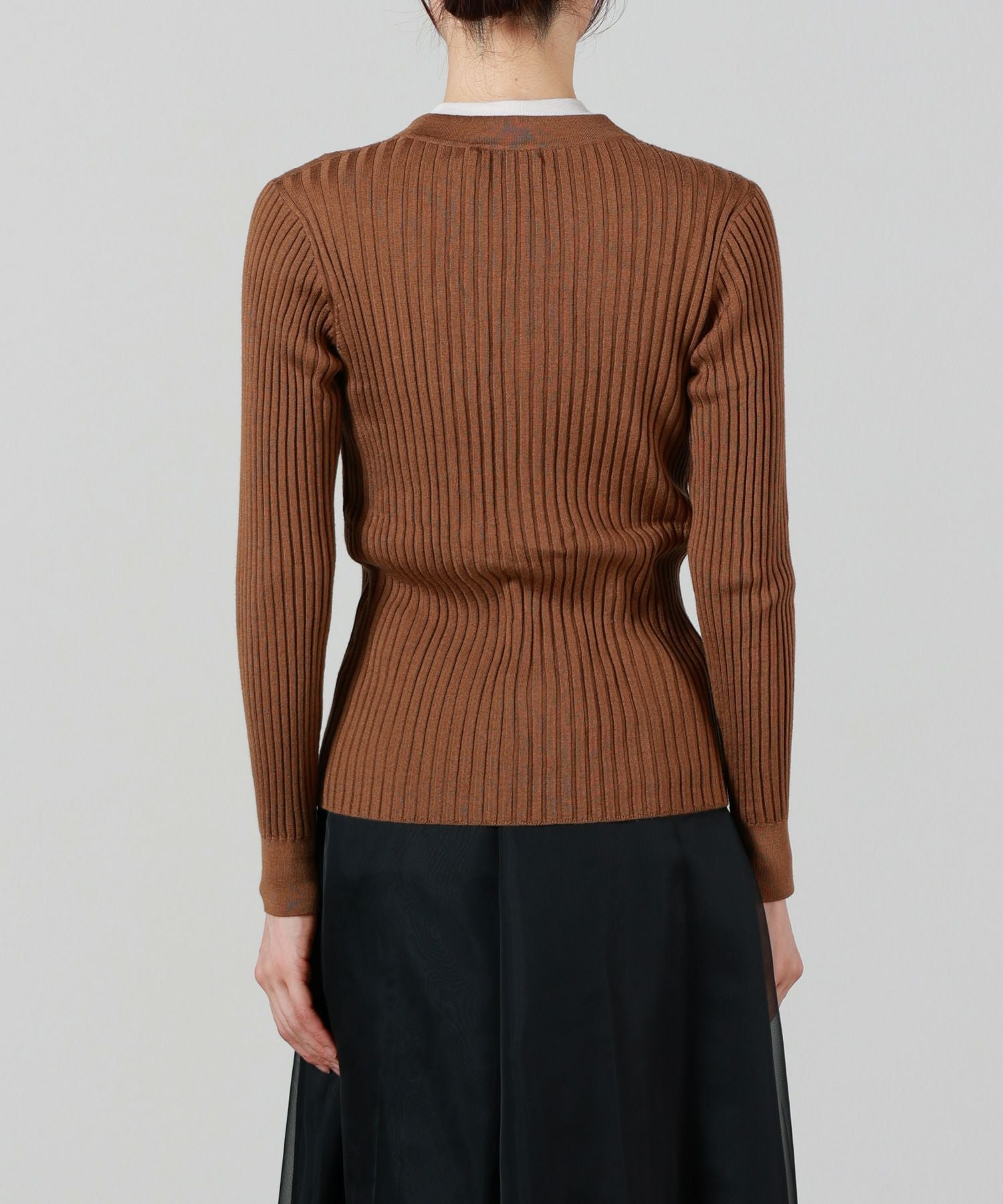 HYKE(ハイク)】 WIDE RIBBED CARDIGAN｜PARIGOT ONLINE（パリゴ