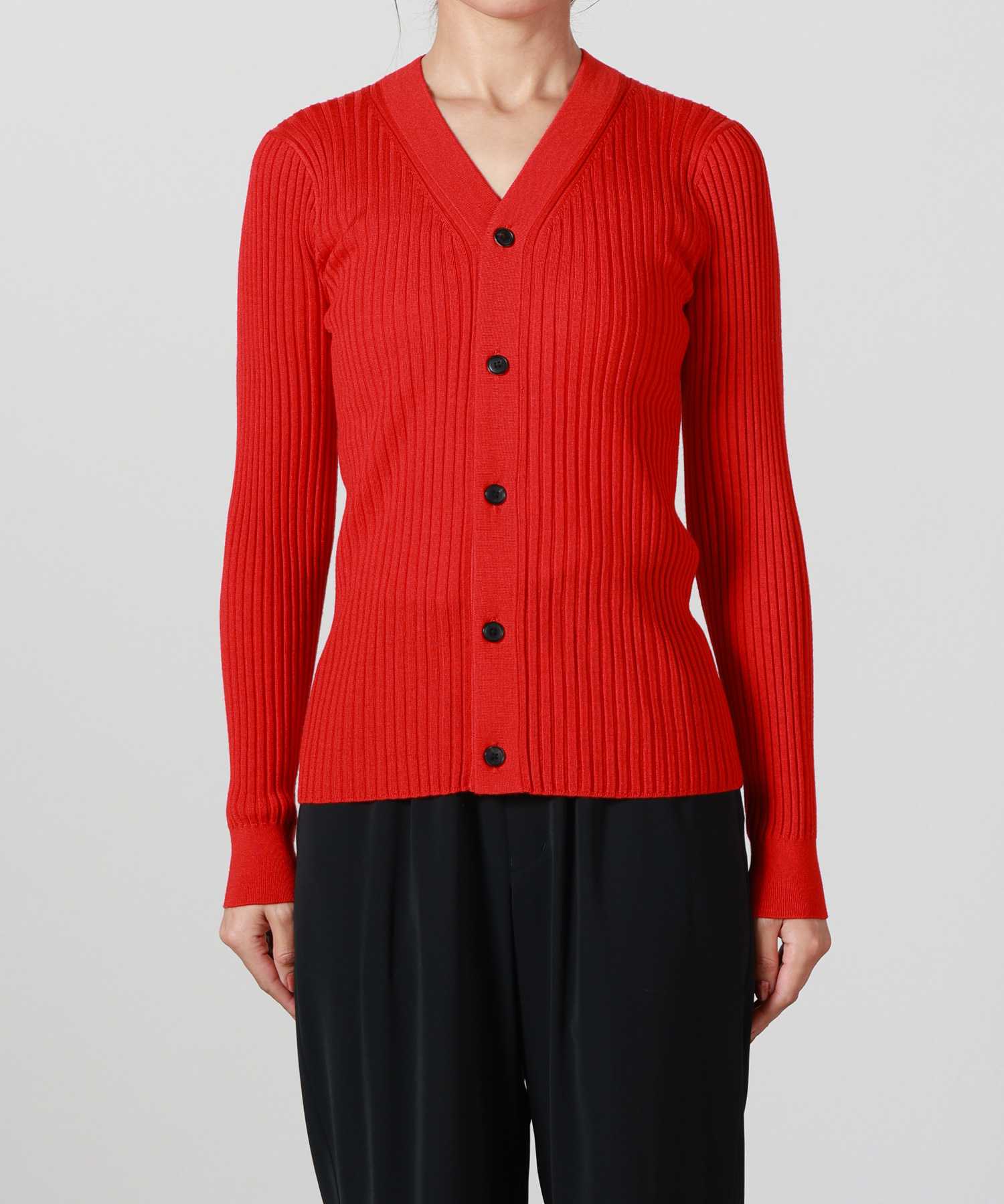 HYKE(ハイク)】 WIDE RIBBED CARDIGAN｜PARIGOT ONLINE（パリゴ