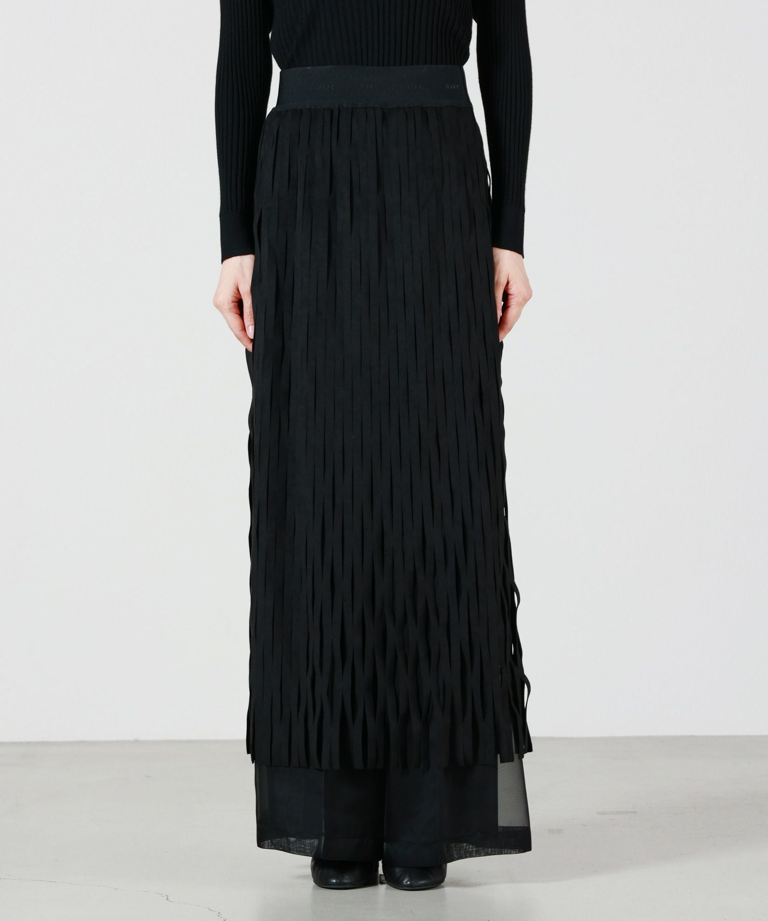 HYKE(ハイク)】 ULTRASUEDE NET SKIRT｜PARIGOT ONLINE（パリゴ
